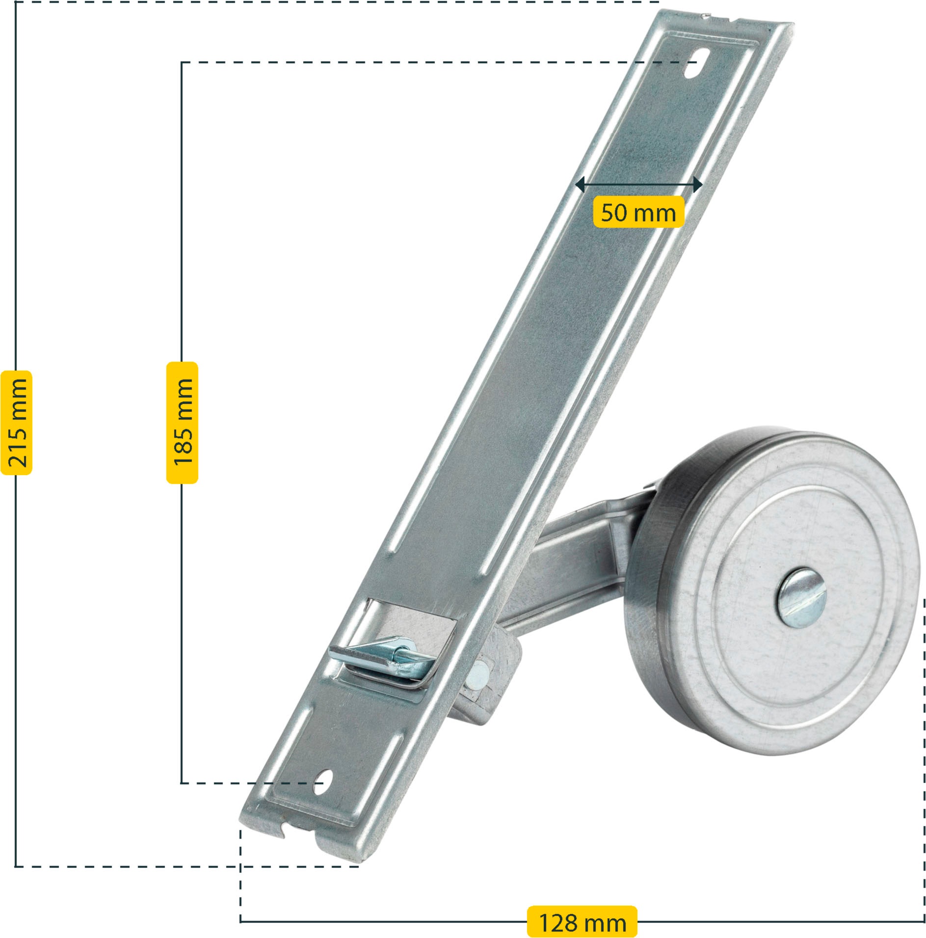 SCHELLENBERG Einlass-Gurtwickler »für das Rollladensystem Maxi, Lochabstand 18,5 cm, Unterputz-Montage« Set, 1 Stk. tlg. für Rollladengurte mit 23 mm Breite