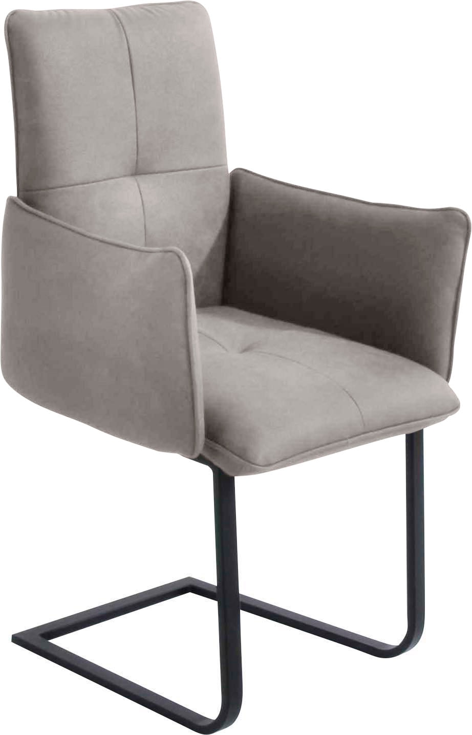 K+W Komfort & Wohnen Freischwinger () Freischwinger, Gestell in Metall schw günstig online kaufen