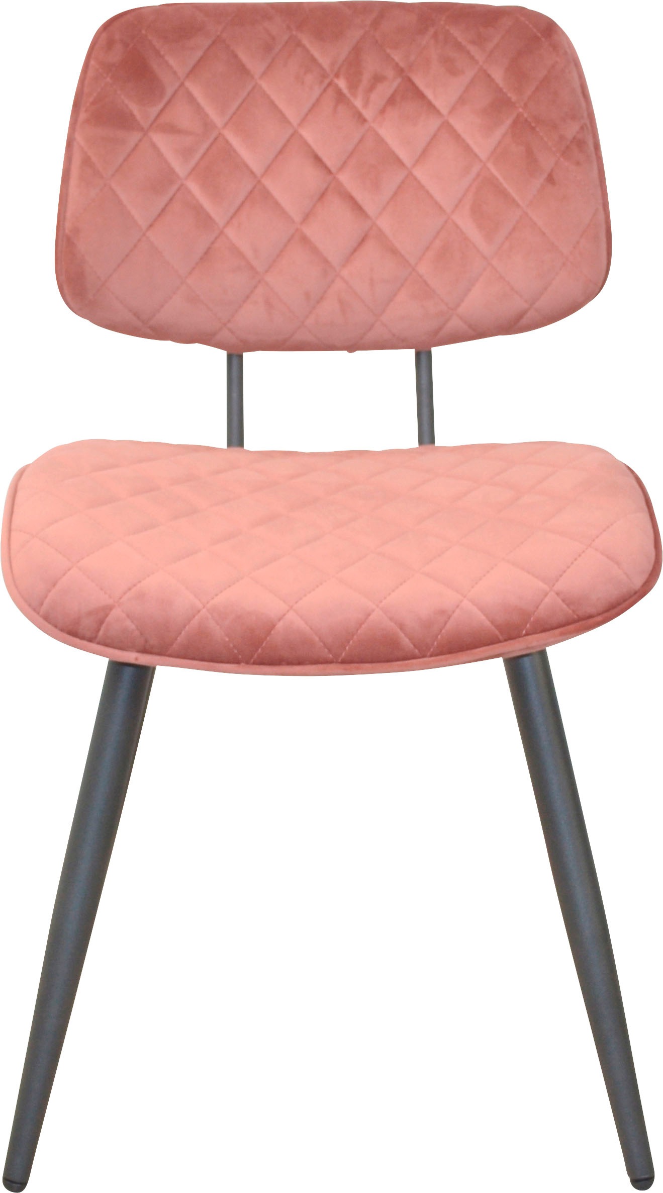 INOSIGN Polsterstuhl, (Set), 1 St., Samtstruktur, Gestell aus Stahlrohr, Si günstig online kaufen