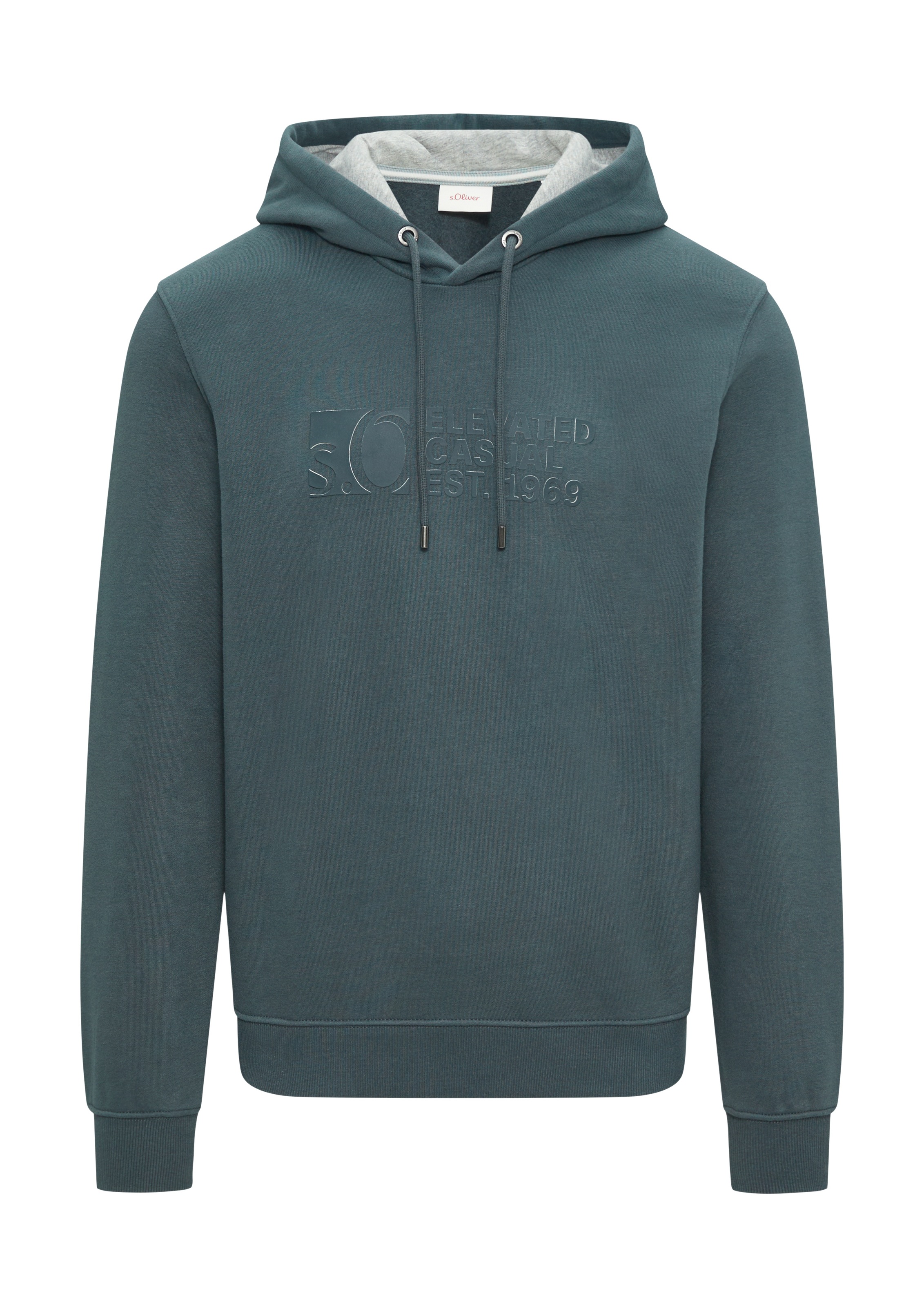 s.Oliver Kapuzensweatshirt, mit Front-Print