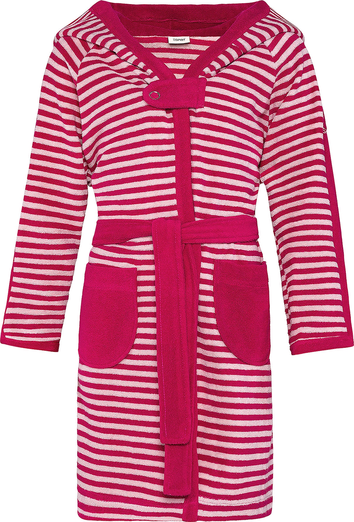 Esprit Kinderbademantel »Little Stripped Hoody«, online (1 mit bestellen Zipfelmütze St.)