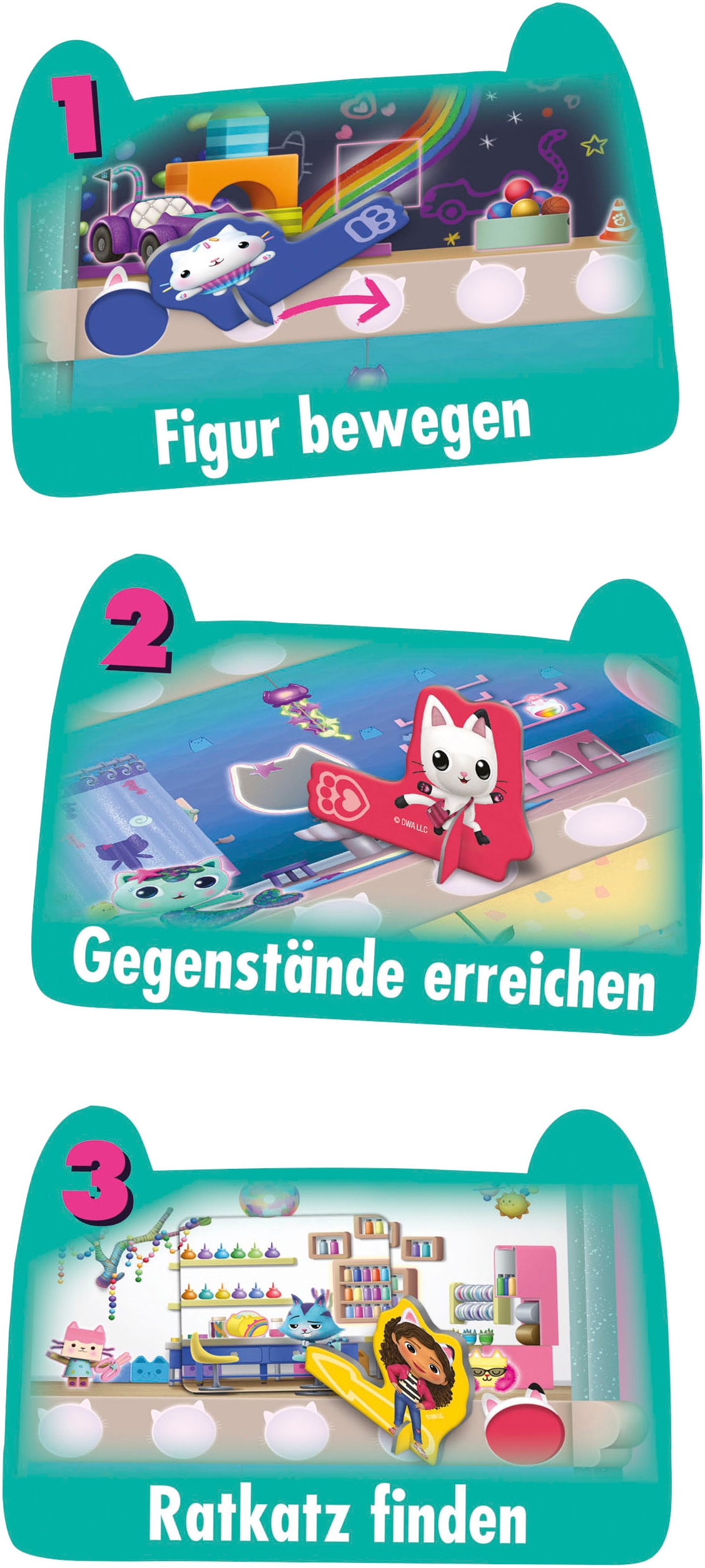 Schmidt Spiele Spiel »Gabby's Dollhouse, Eine miau-tastische Schnitzeljagd«