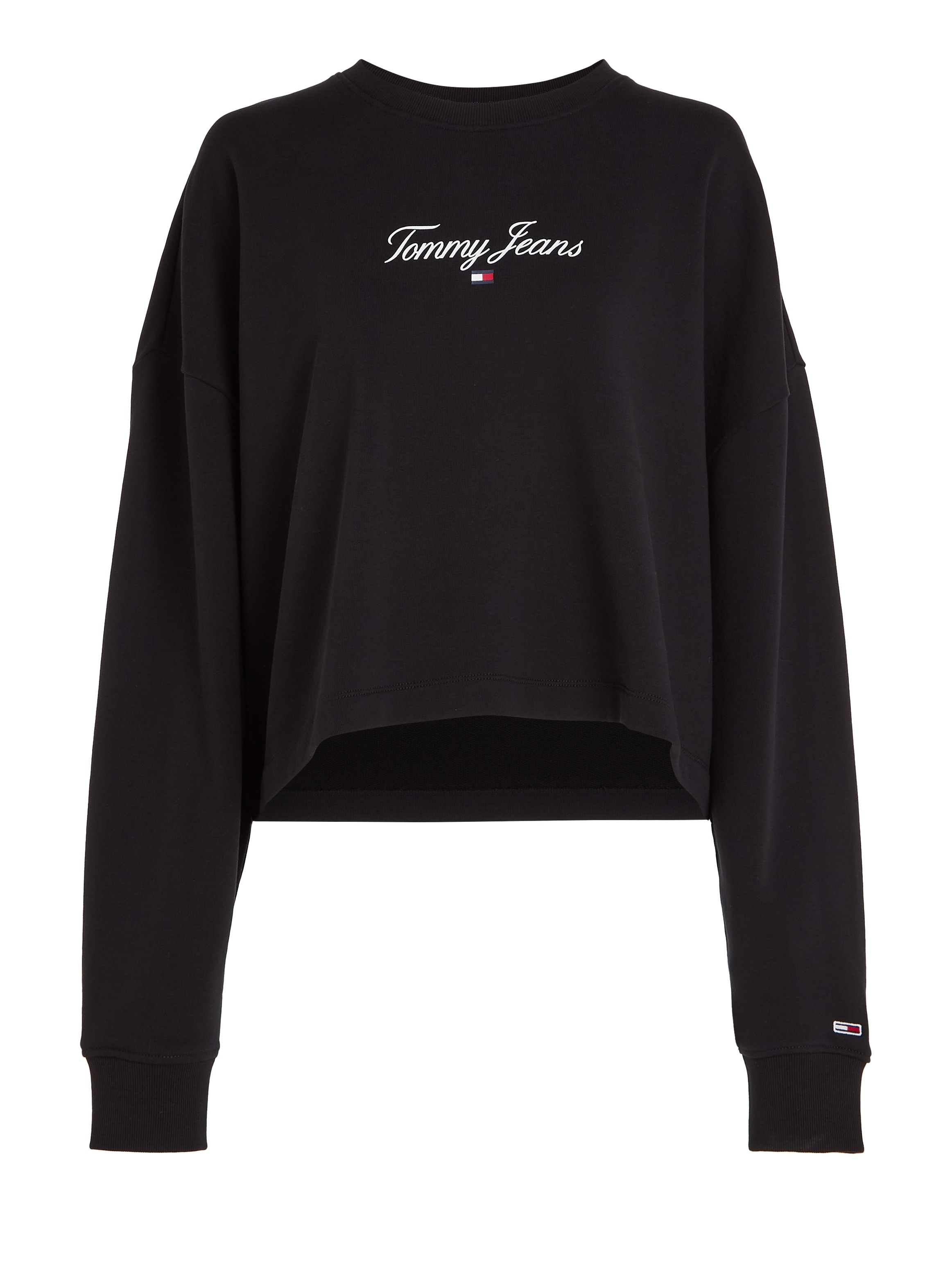 Tommy Jeans CURVE,mit & Curve Jeans CRV PLUS online ESSENTIAL kaufen »TJW CREW«, Logo-Schriftzug 1 LOGO Tommy SIZE Flag Sweatshirt