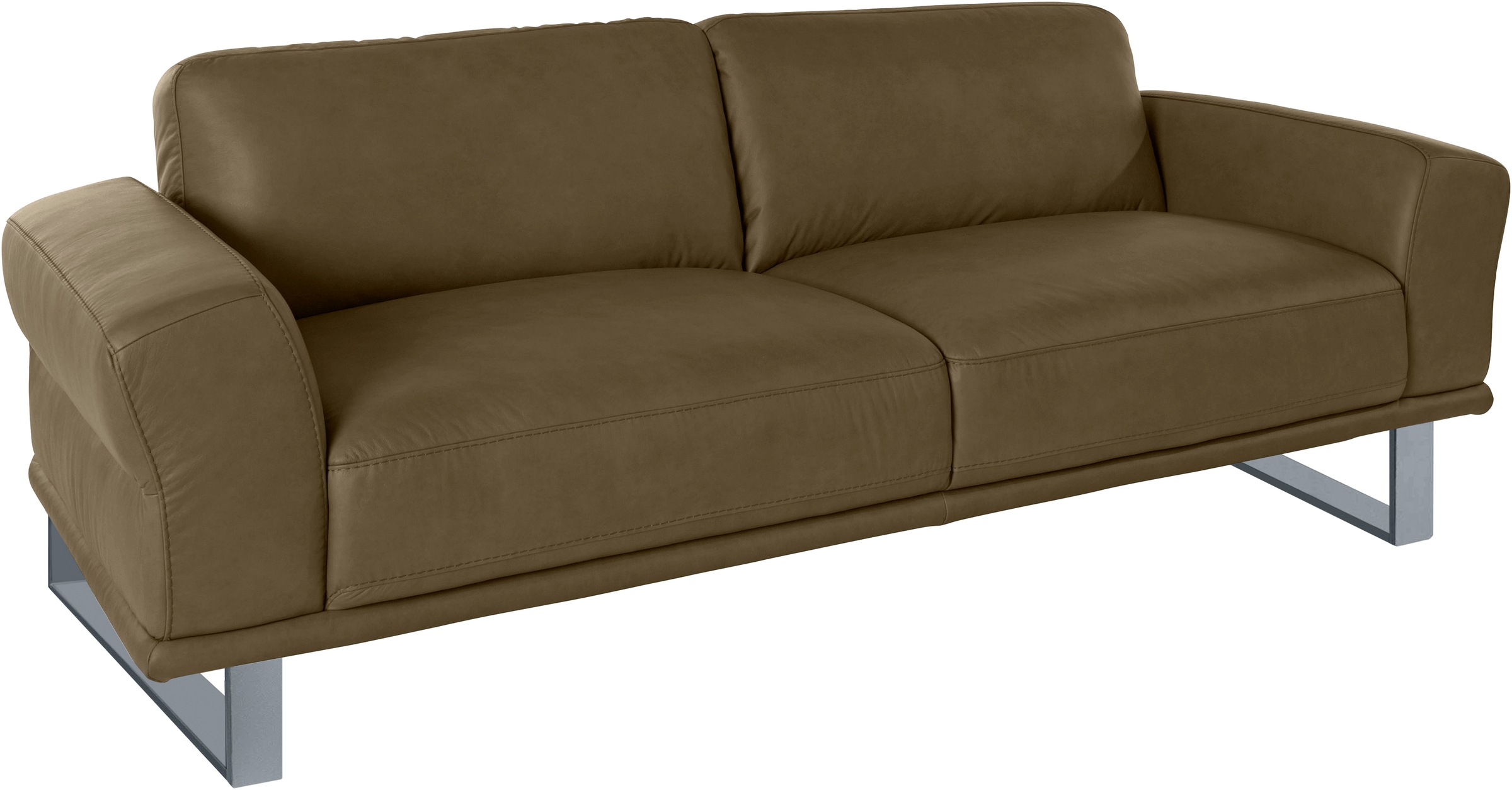 W.SCHILLIG 2,5-Sitzer »montanaa«, mit Metallkufen in Silber matt, Breite 232 cm