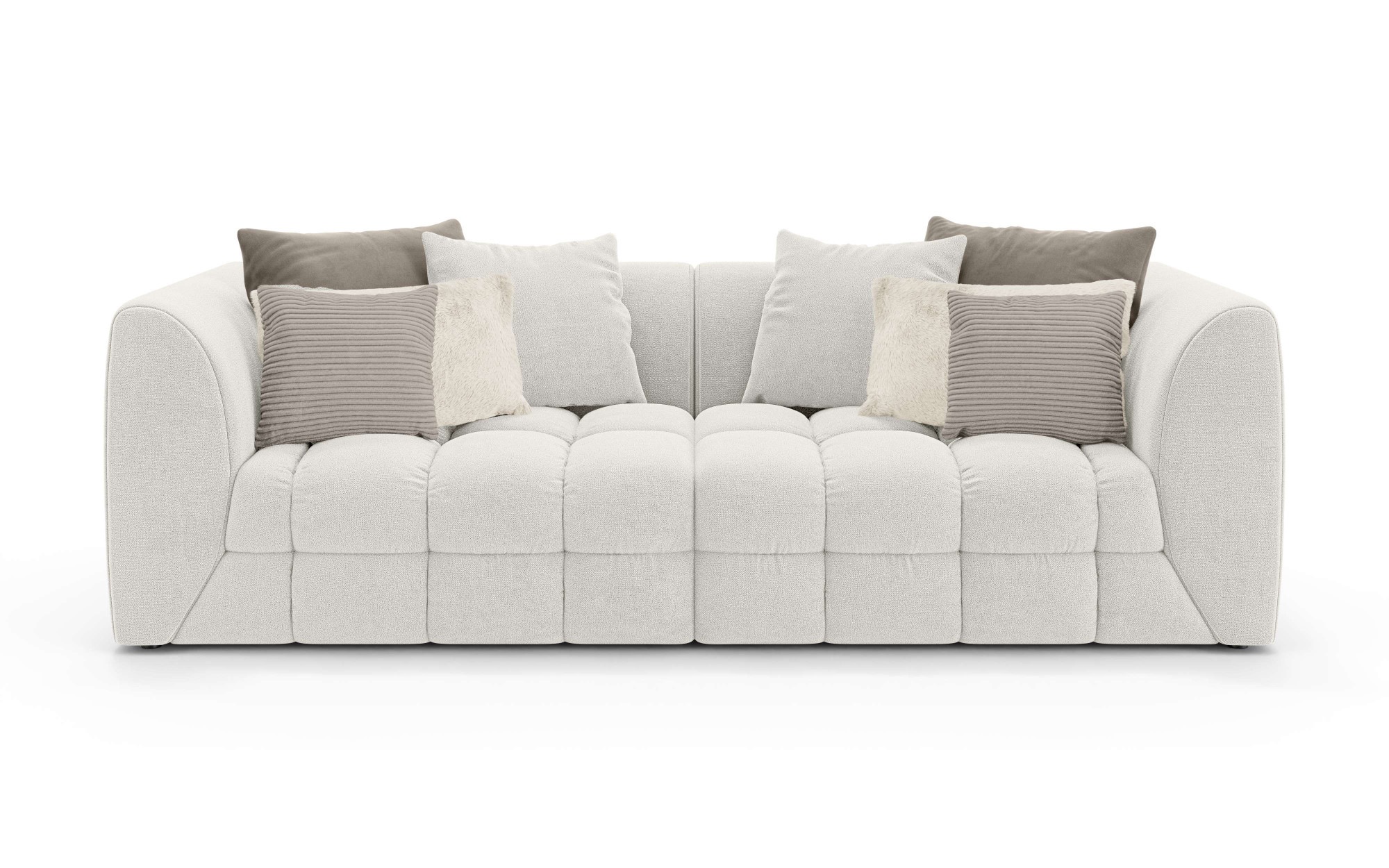 s.Oliver Big-Sofa »COBBO 3-Sitzer Design-Sofa Bubble-Optik, Maße B/T/H: 259 günstig online kaufen