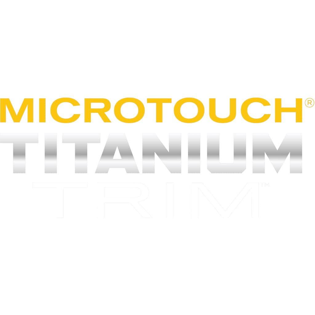 MediaShop Multifunktionstrimmer »MicroTouch Titanium Trim«, 5 Aufsätze