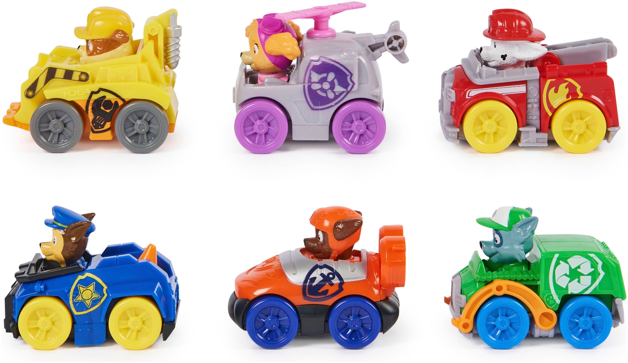 Spin Master Spielzeug-Auto »Paw Patrol - Pup Squad Racers Core Geschenkset«, (Set)