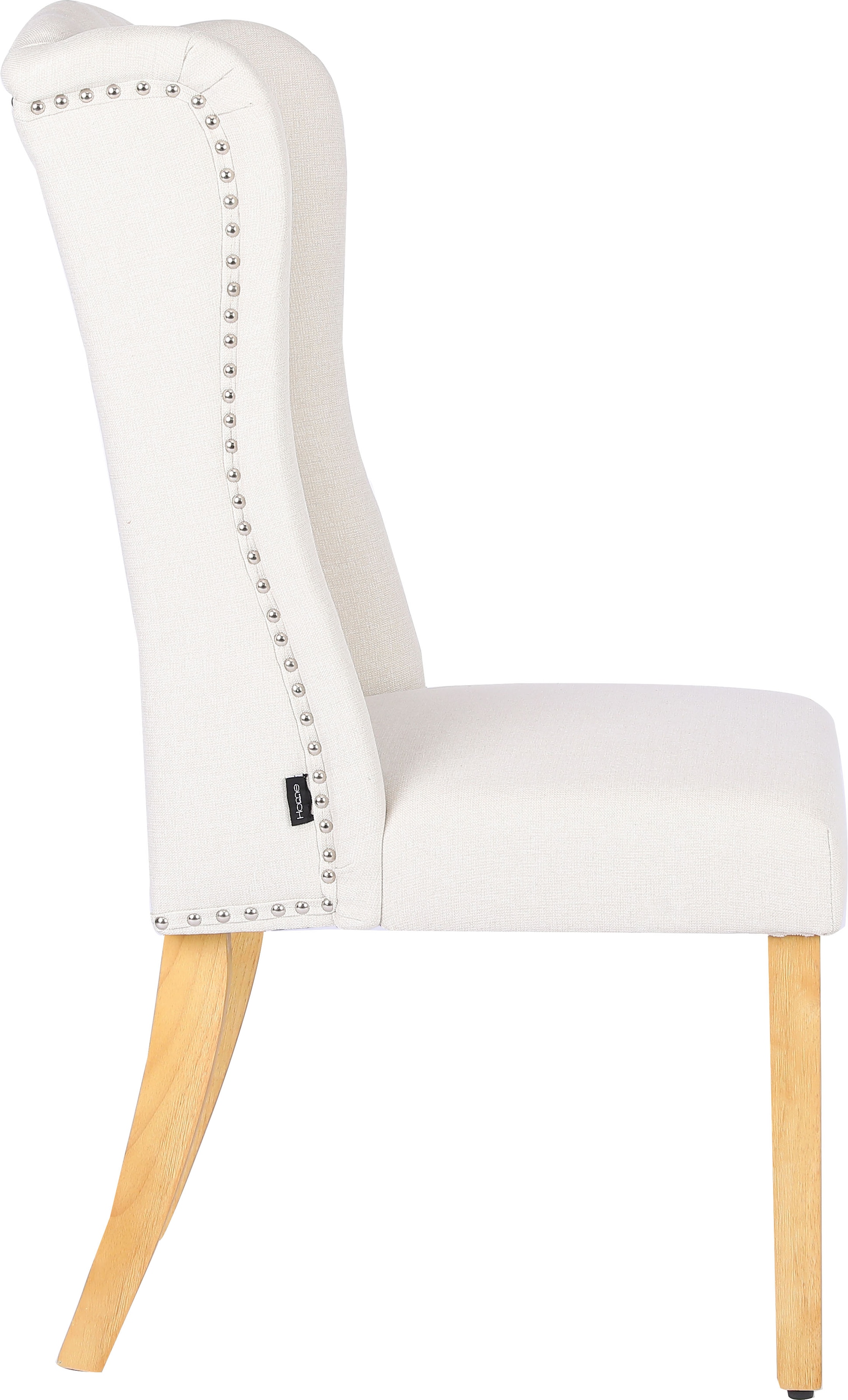 Home affaire Esszimmerstuhl »Liao«, pflegeleichter Webstoff Bezug, Knopfheftung, Sitzhöhe ca. 50 cm