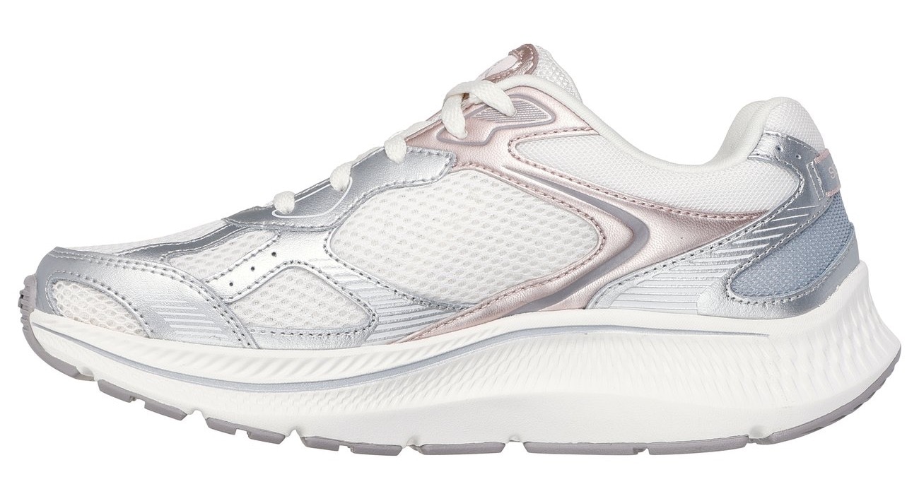 Skechers Sneaker »GO RUN CONSISTENT 2.0«, Retro Sneaker, Schnürschuh mit Metallic-Besätzen, Weite G (=weit)