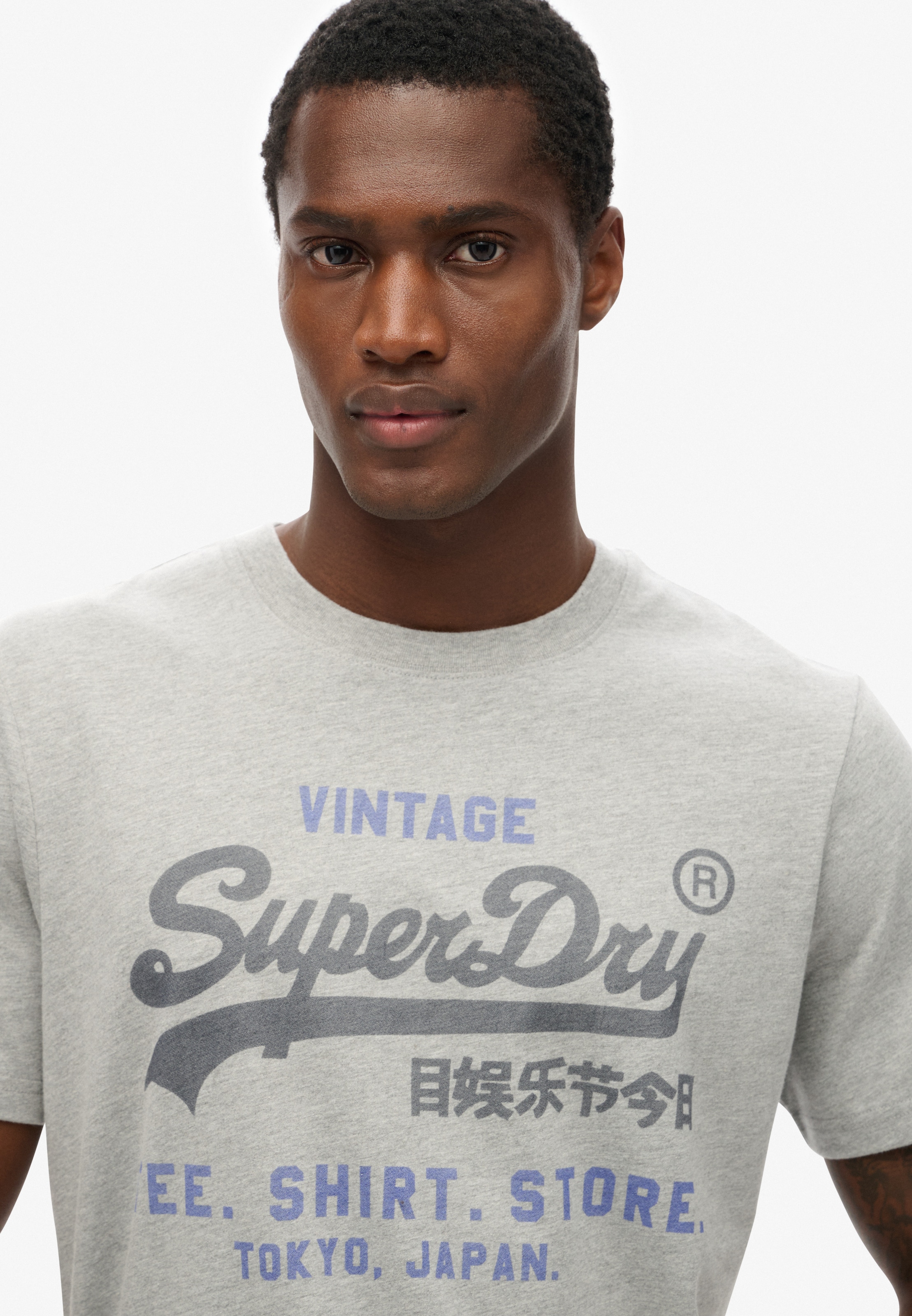 Superdry Rundhalsshirt »VL HERITAGE RELAXED TEE«
