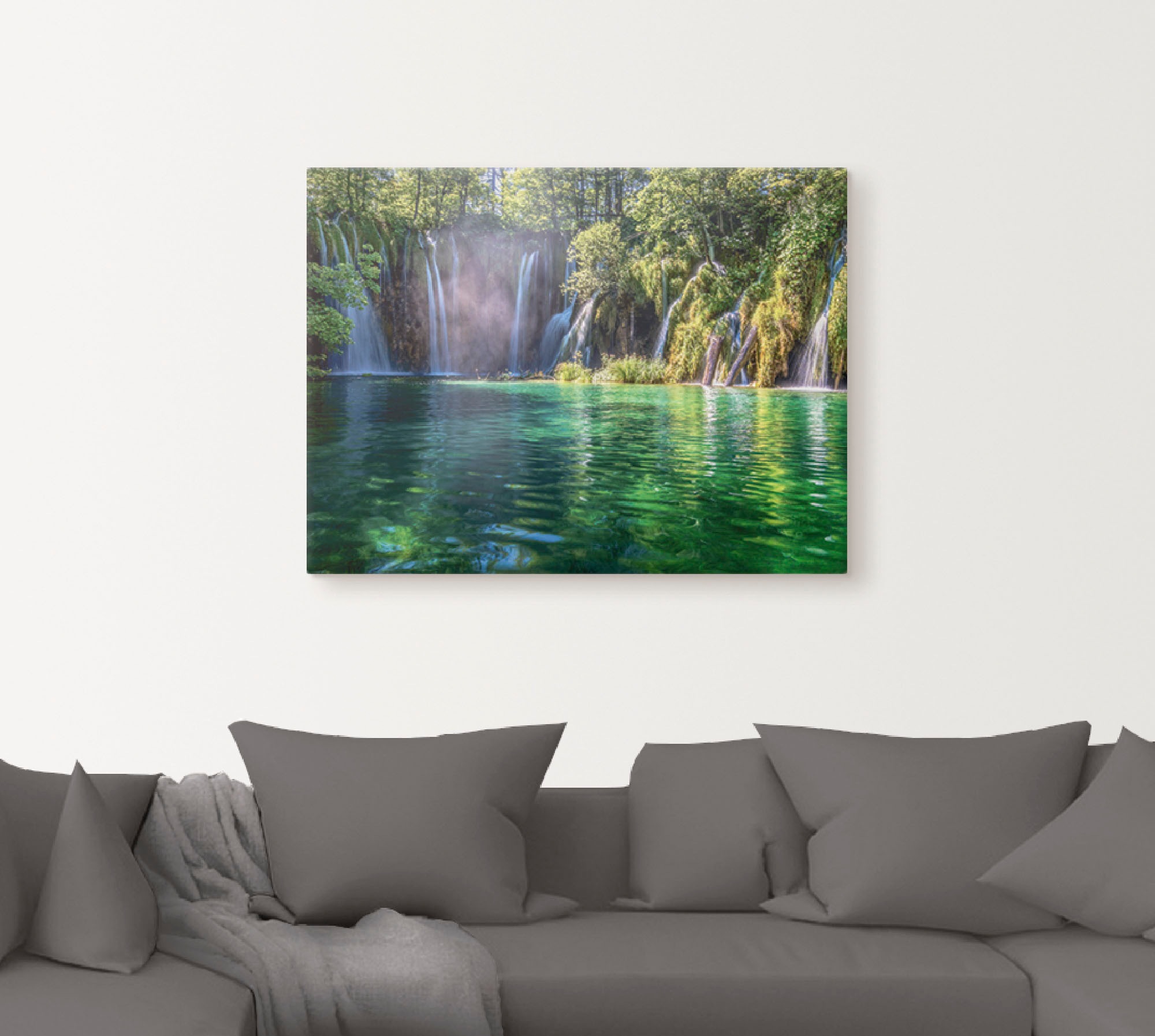 Artland Wandbild »Kroatiens Märchenwelt«, Gewässer, (1 St.), als Leinwandbi günstig online kaufen