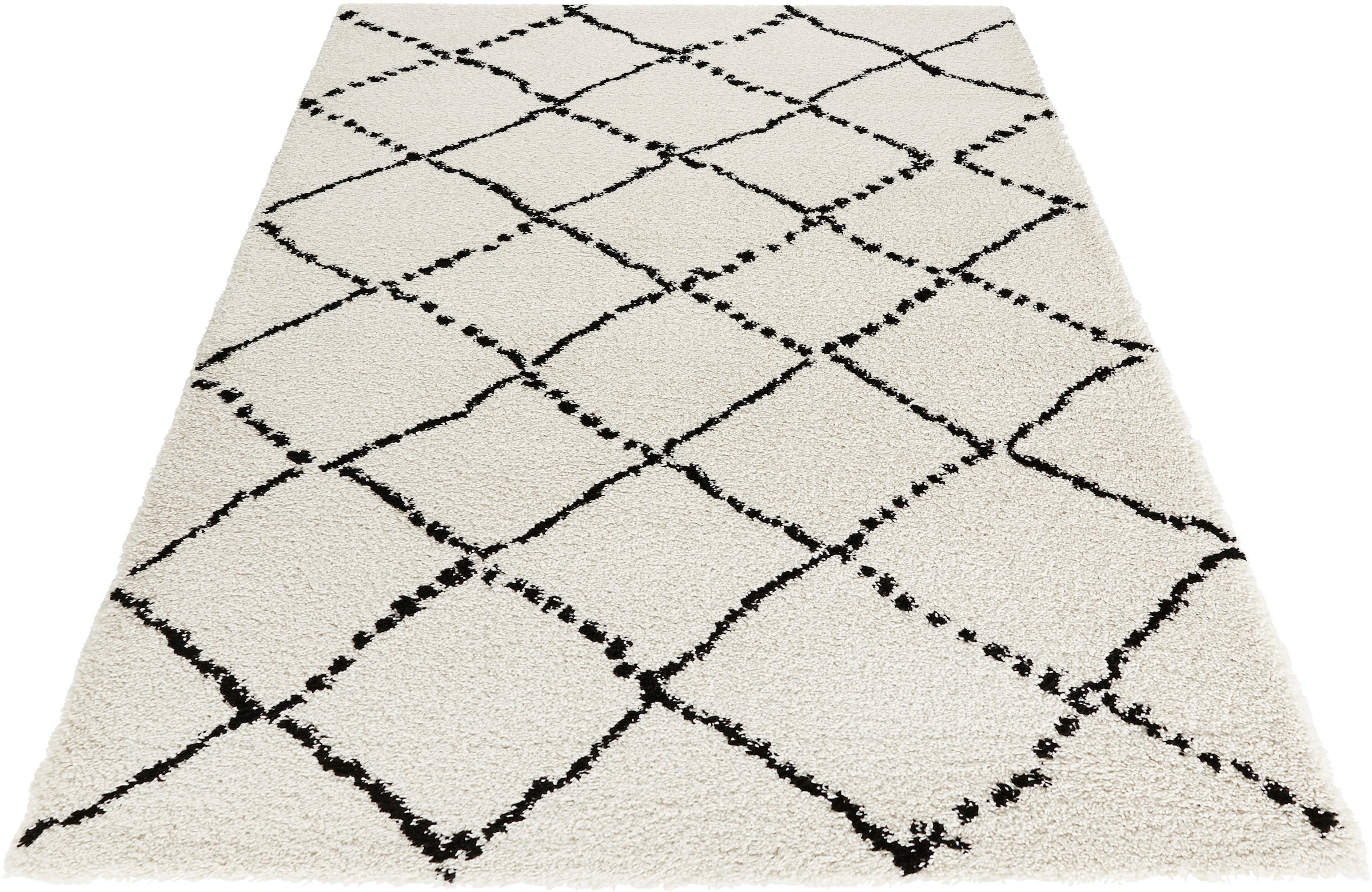 HANSE Home Hochflor-Teppich »Hash«, rechteckig, Rauten Design, Scandi Look, weicher... kaufen