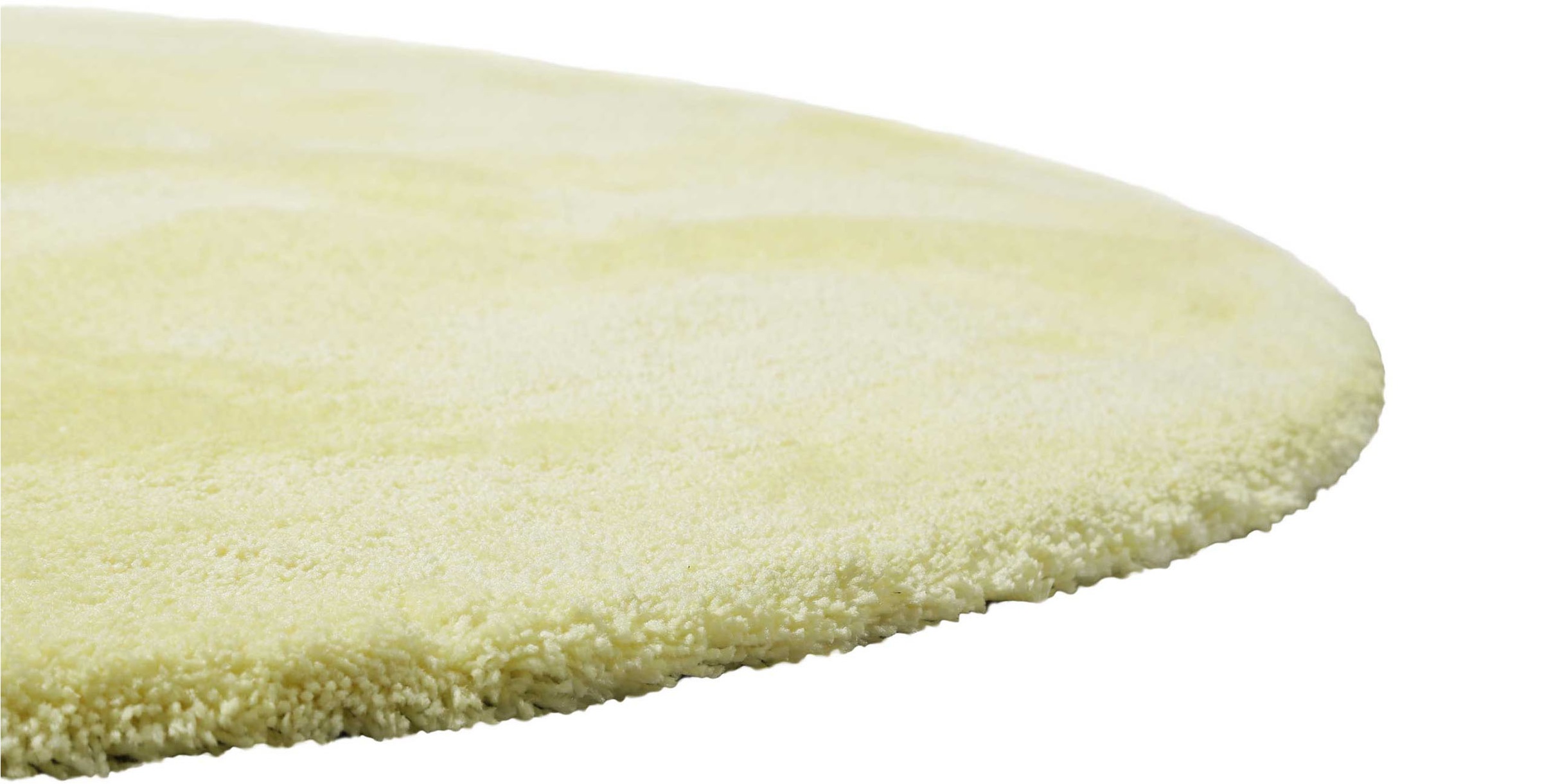 Homie Living Teppich »Pisa«, rund, 25 mm Höhe, Hochflor, Microfaser, uni, weich, Shaggy, Wohnzimmer, Schlafzimmer