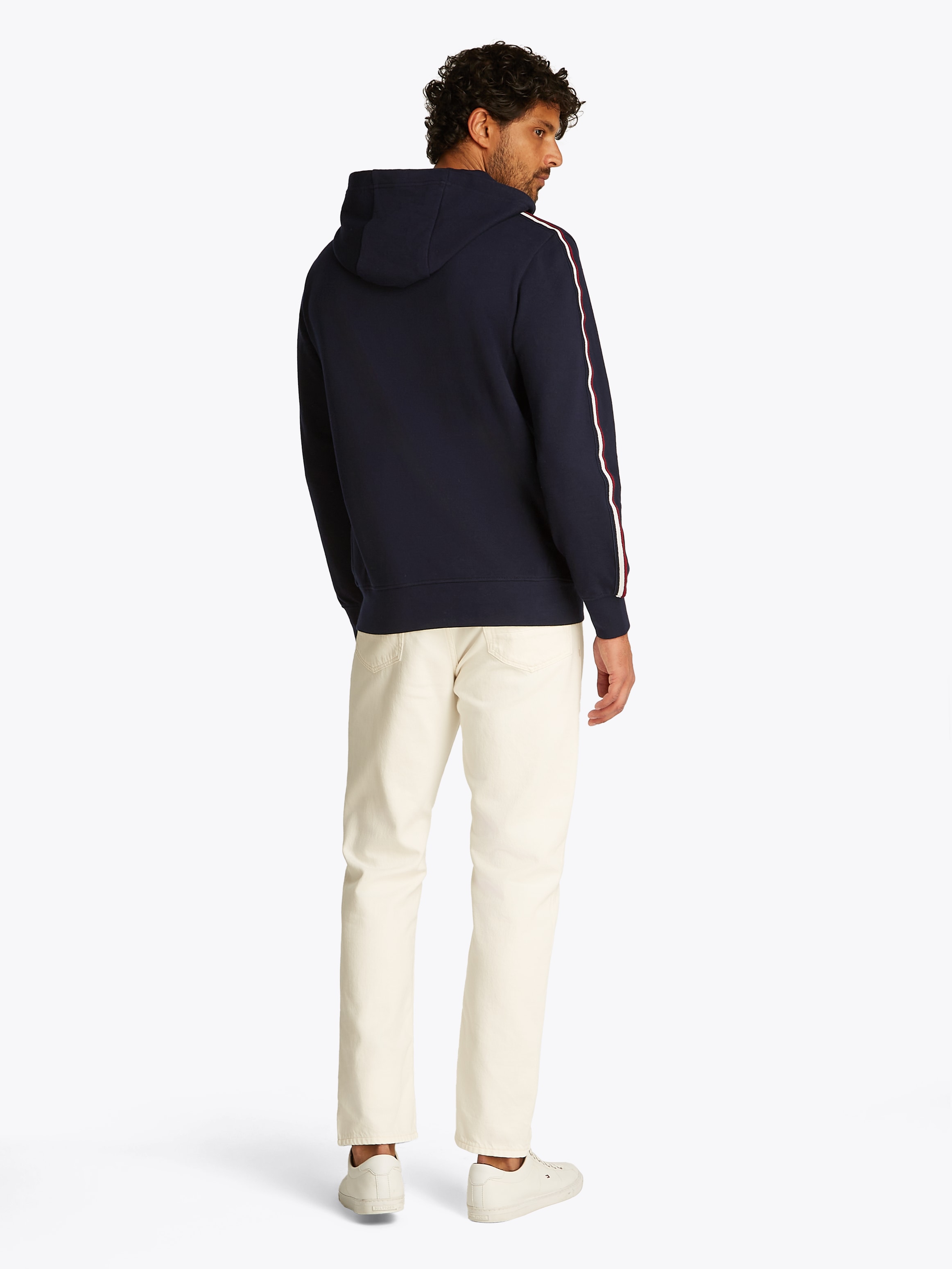 Tommy Hilfiger Hoodie »GLOBAL STRIPE HOODY«, mit Streifen in Tommy farbe auf dem Ärmel
