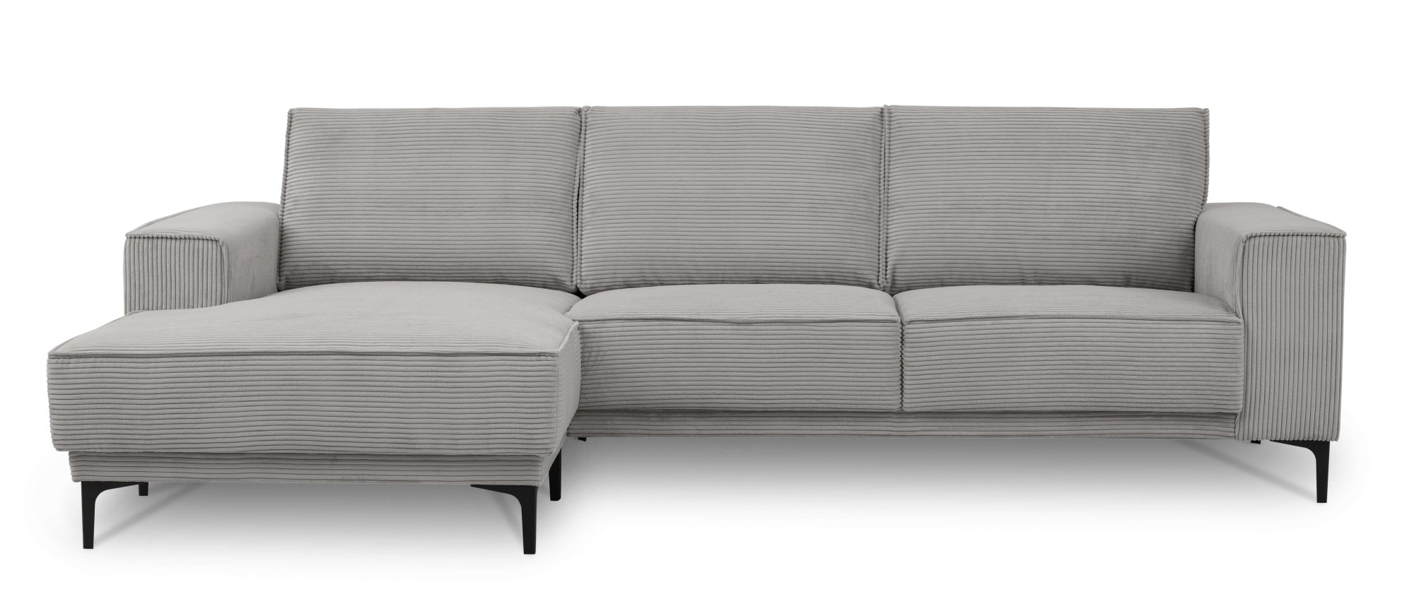 PLACES OF STYLE Ecksofa »Polsterecke Oland, Struktur, Flachgewebe, Luxus-Mi günstig online kaufen