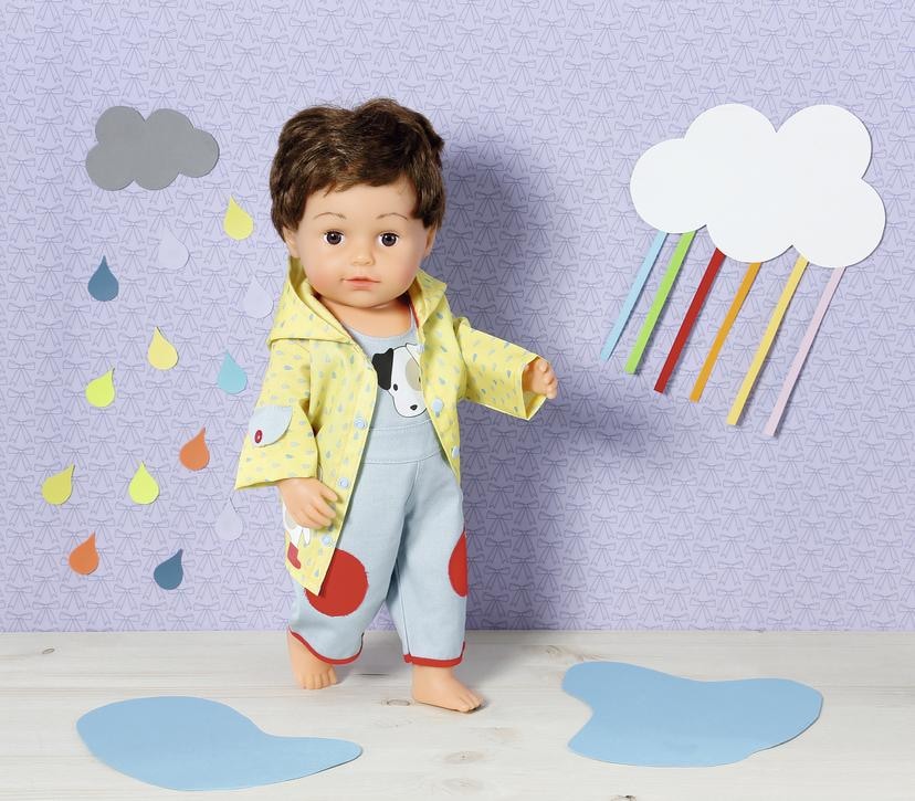 4. Bild von Zapf Creation® Puppenkleidung »Dolly Moda, Latzhose mit Regenjacke 39-46 cm«