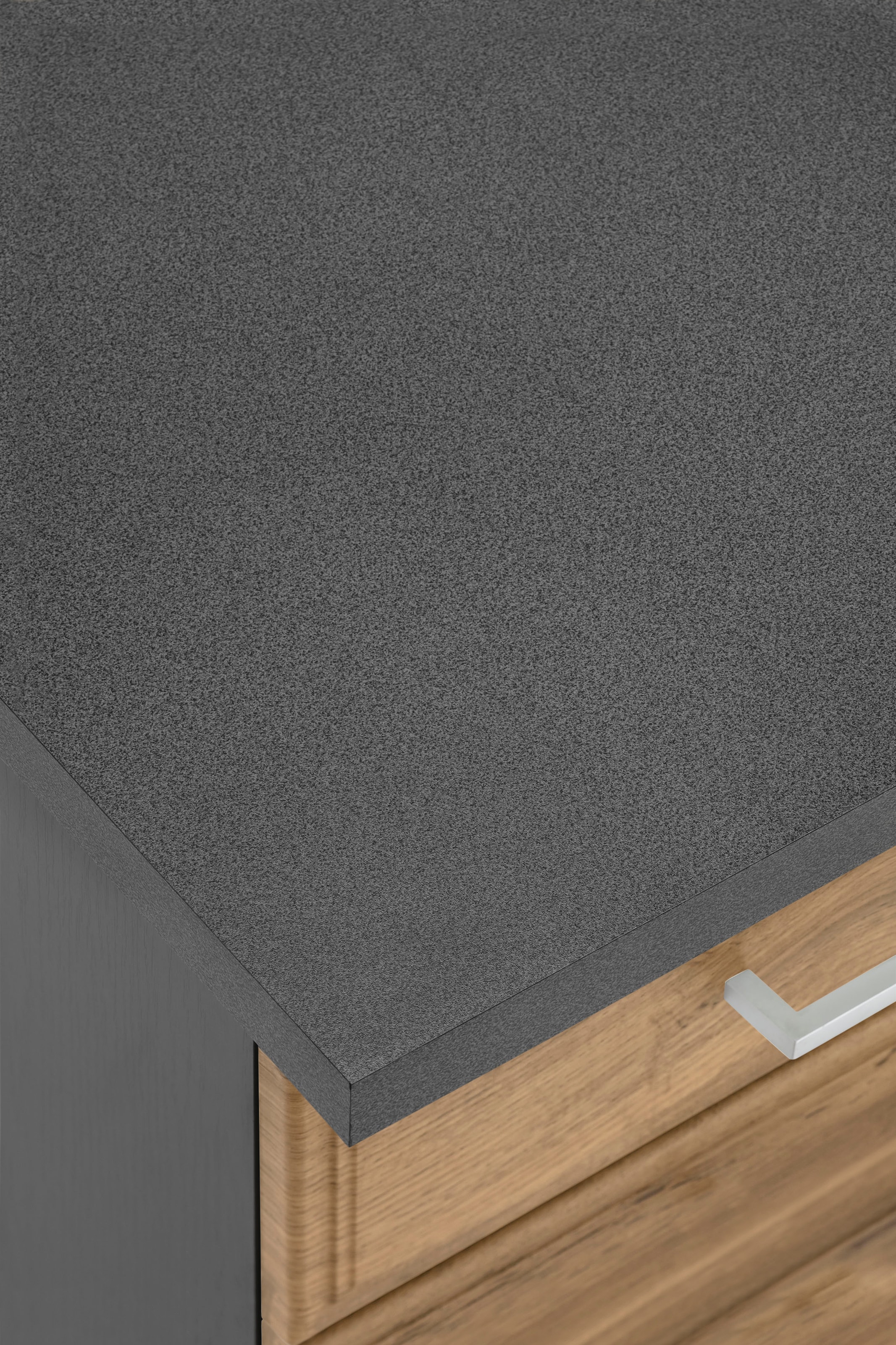 KOCHSTATION Küchenzeile »KS-Stockholm« Breite 340 cm, mit hochwertigen MDF Fronten im Landhaus-Stil