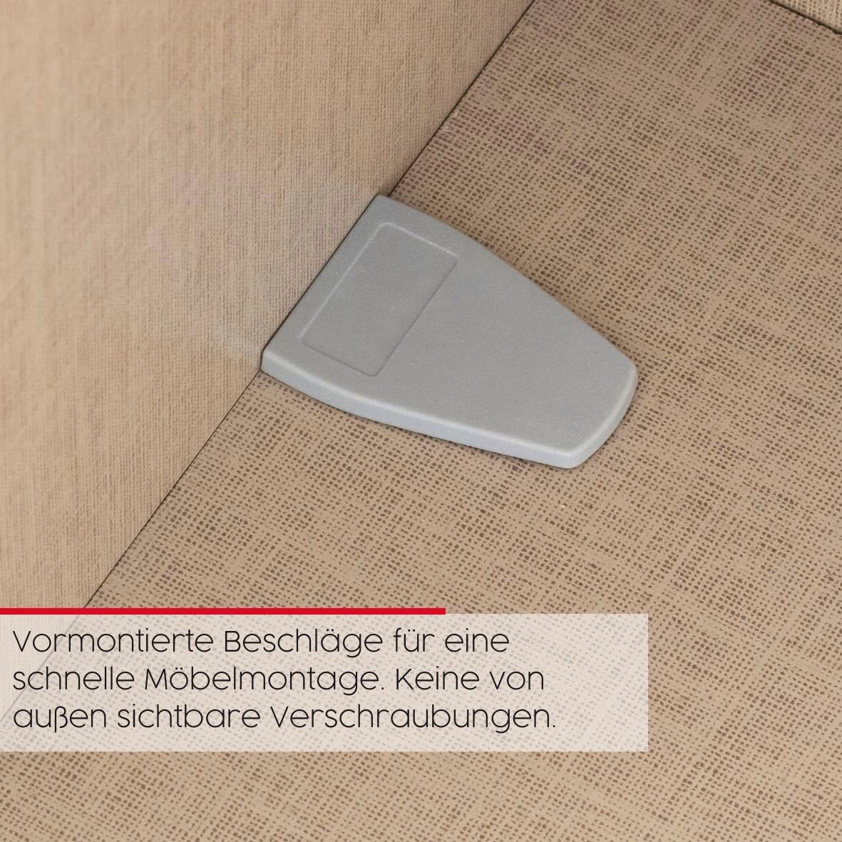 rauch Schwebetürenschrank »Kleiderschrank Schrank Garderobe Wäscheschrank TEGIO«, mit hochwertigen Holzdekoraufleistung und Glasfront MADE IN GERMANY