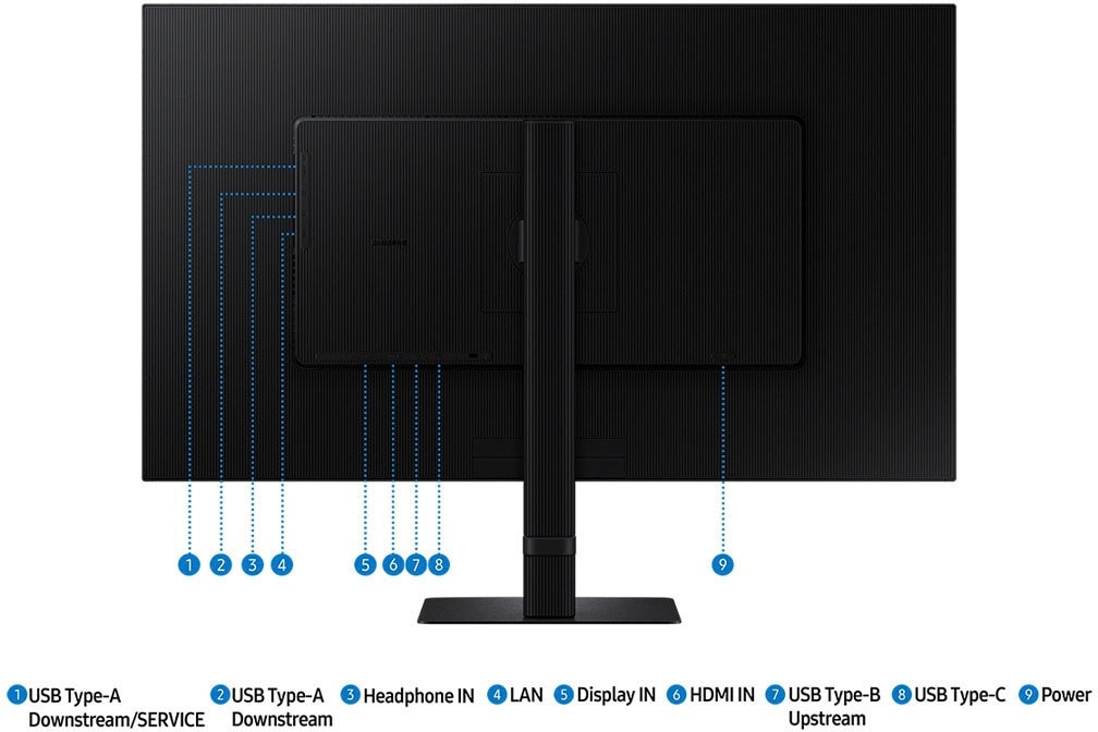 Samsung LED-Monitor »S80UD«, 80 cm/32 Zoll, 3840 x 2160 px, 4K Ultra HD, 5 ms Reaktionszeit, 60 Hz
