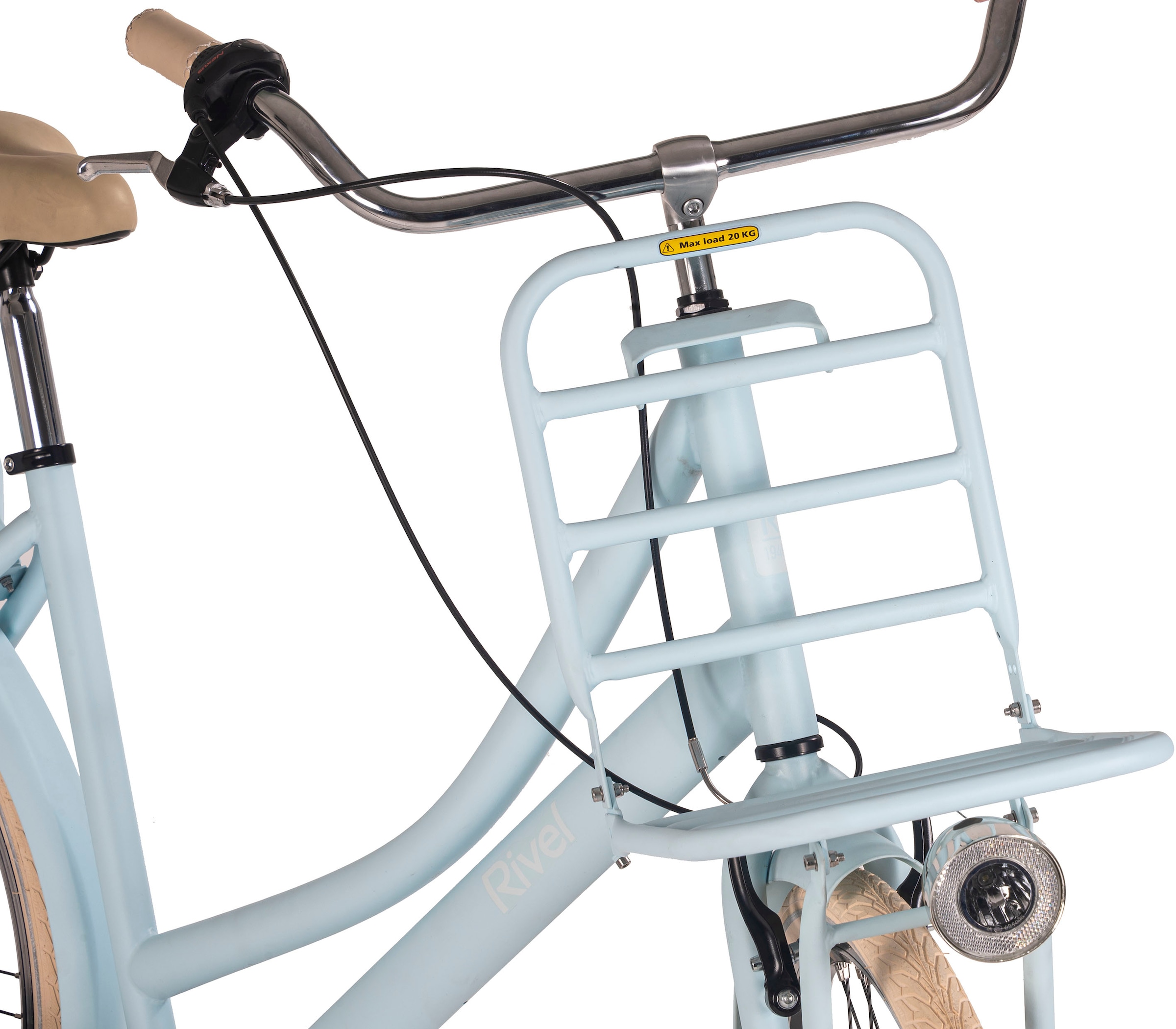 Hollandia Hollandrad »Hollandrad 28'' Rivel blau 3 Gänge Nabenschaltung RH 54 cm«, 3 Gang, Shimano, Nexus Schaltwerk, Nabenschaltung
