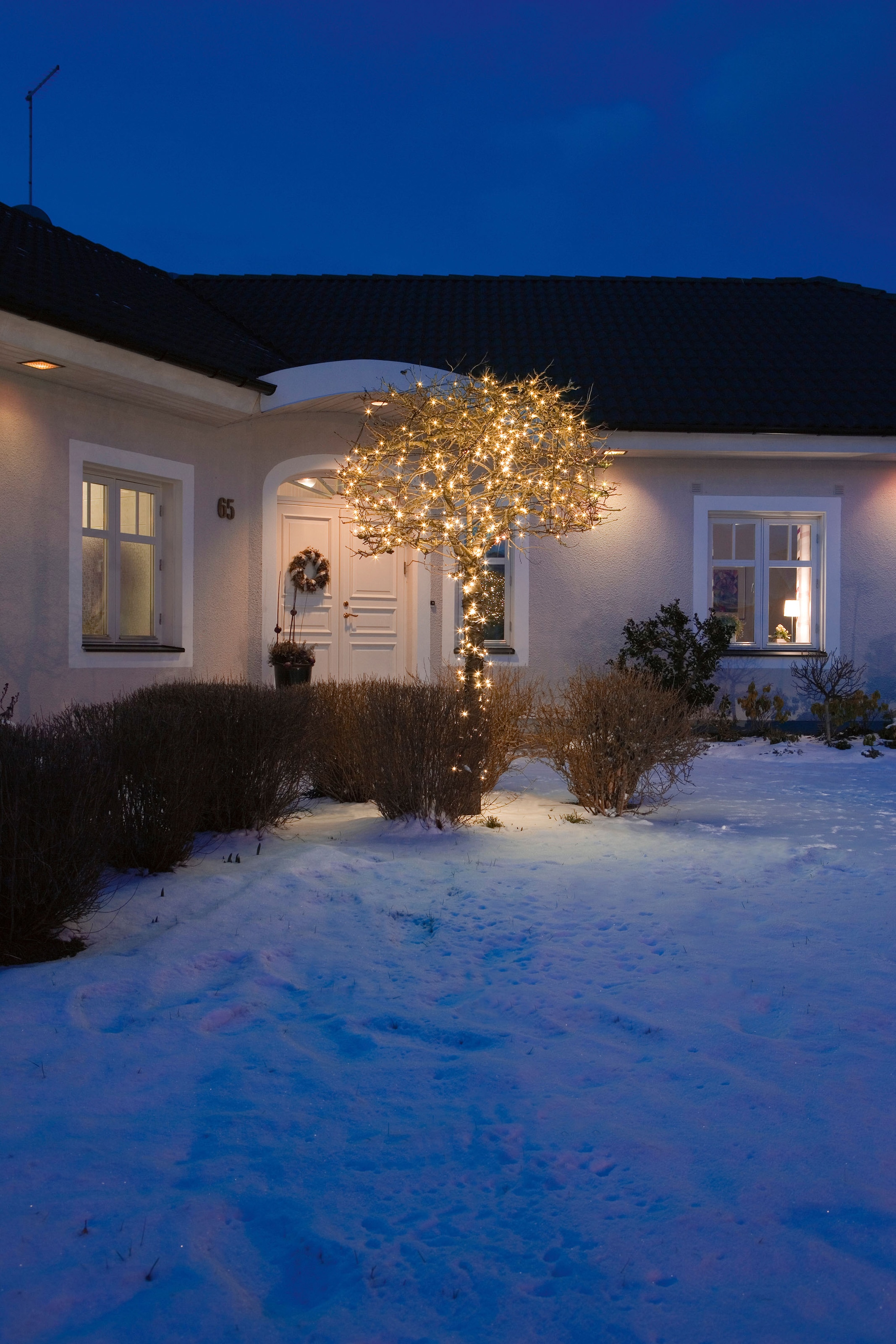 LED-Lichterkette Raten 160 KONSTSMIDE mit 160 St.-flammig, LED Glimmereffekt, Dioden kaufen bernsteinfarbene »Weihnachtsdeko auf Lichterkette, aussen«,