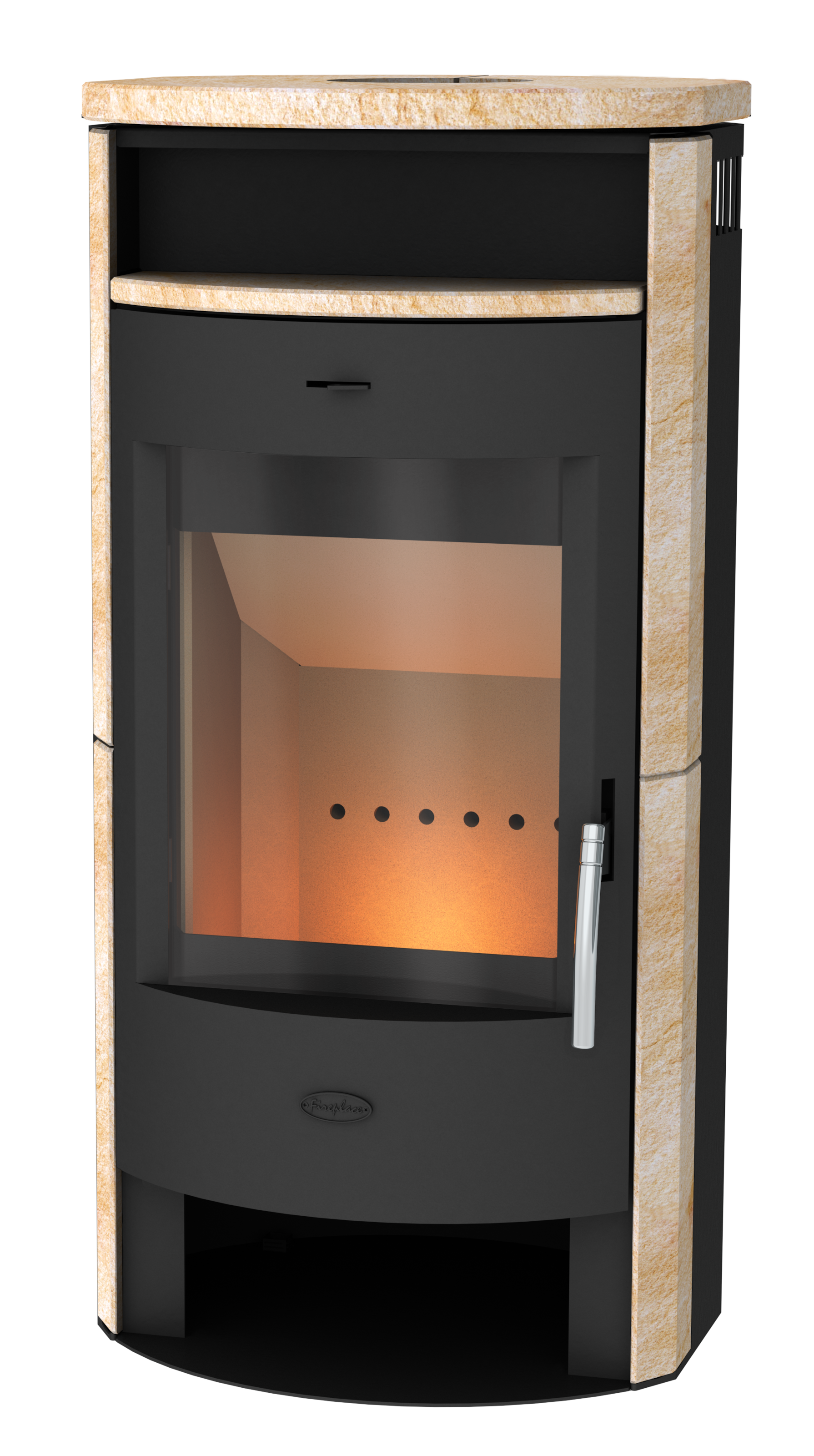 Fireplace Kaminofen »Heathus MAIA Sandstein«, Tee- und Holzfach