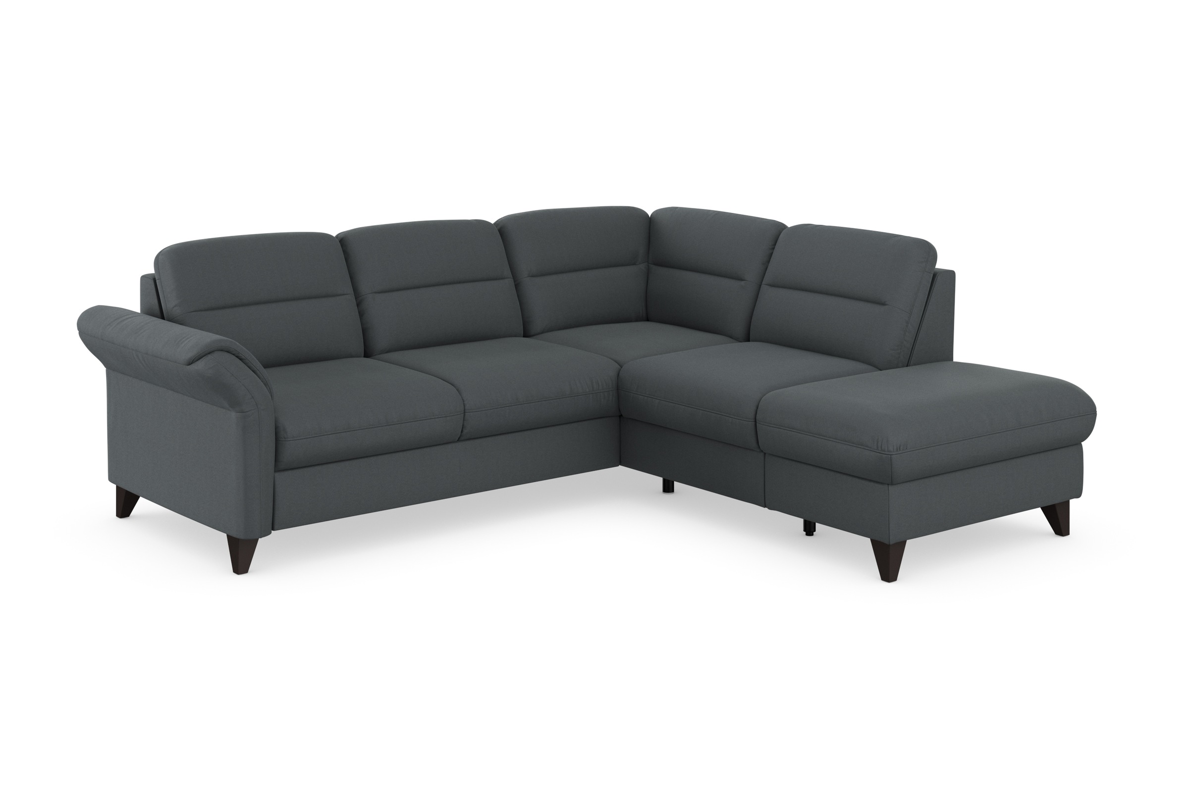 sit&more Ecksofa »Mellum L-Form«, Federkern, wahlweise mit Bettfunktion, Stauraum und Armteilfunktion