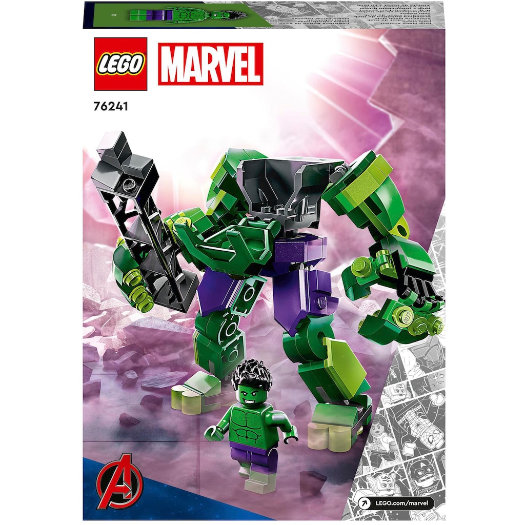 LEGO® Konstruktionsspielsteine »Hulk Mech (76241), LEGO® Marvel«, (138 St.)