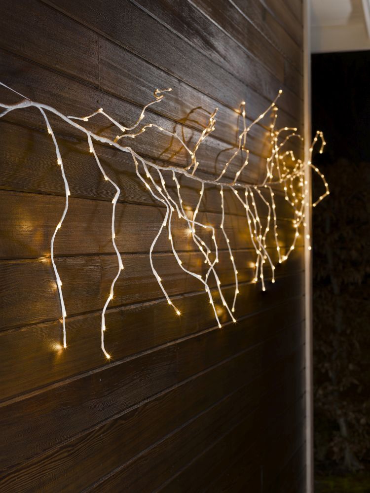 KONSTSMIDE LED-Lichterkette »Weihnachtsdeko aussen«, variabel als Lichterkranz/Lichtergirlande, 240 warmweiße Dioden