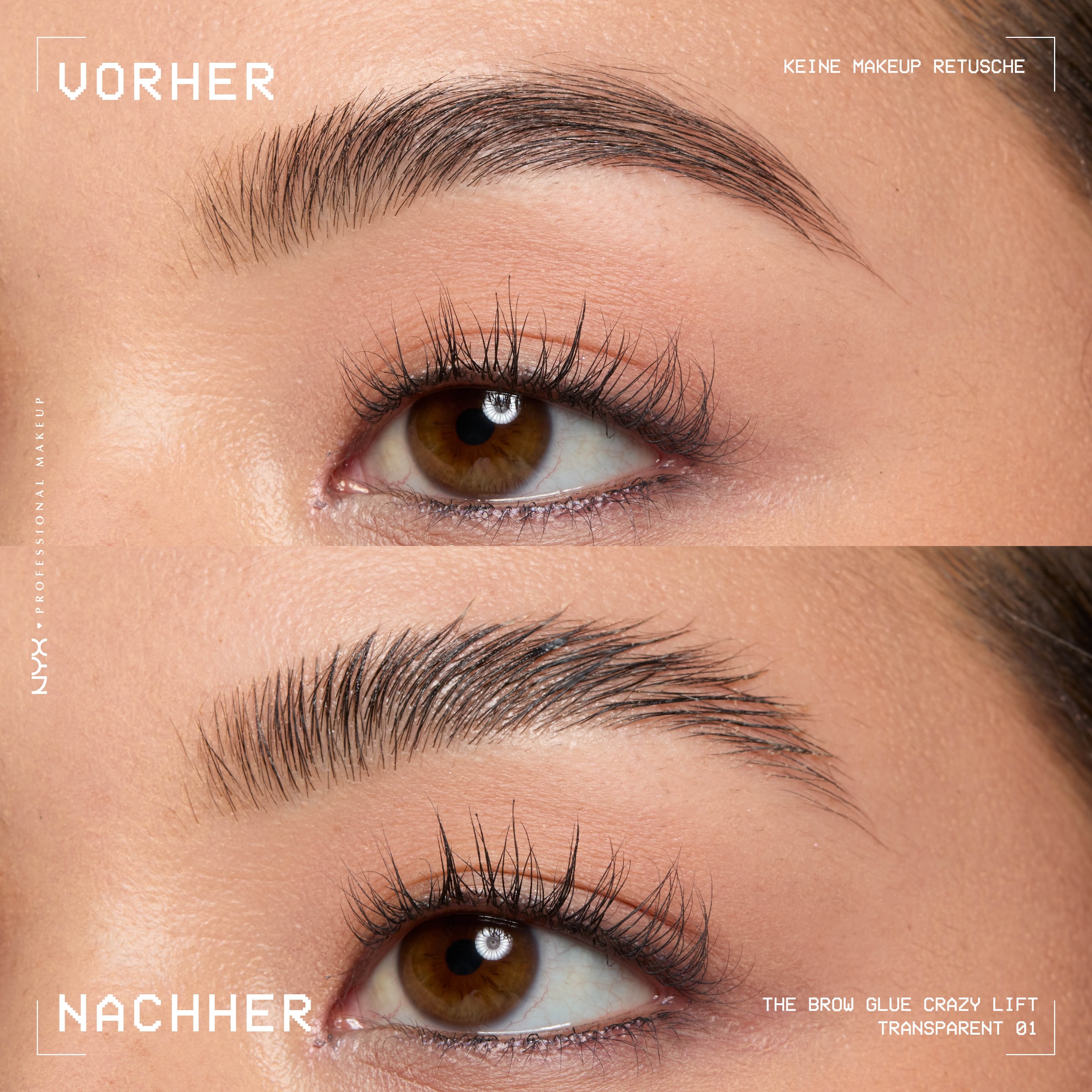 NYX Augenbrauen-Gel »NYX Professional Makeup The Brow Glue Crazy Lift«