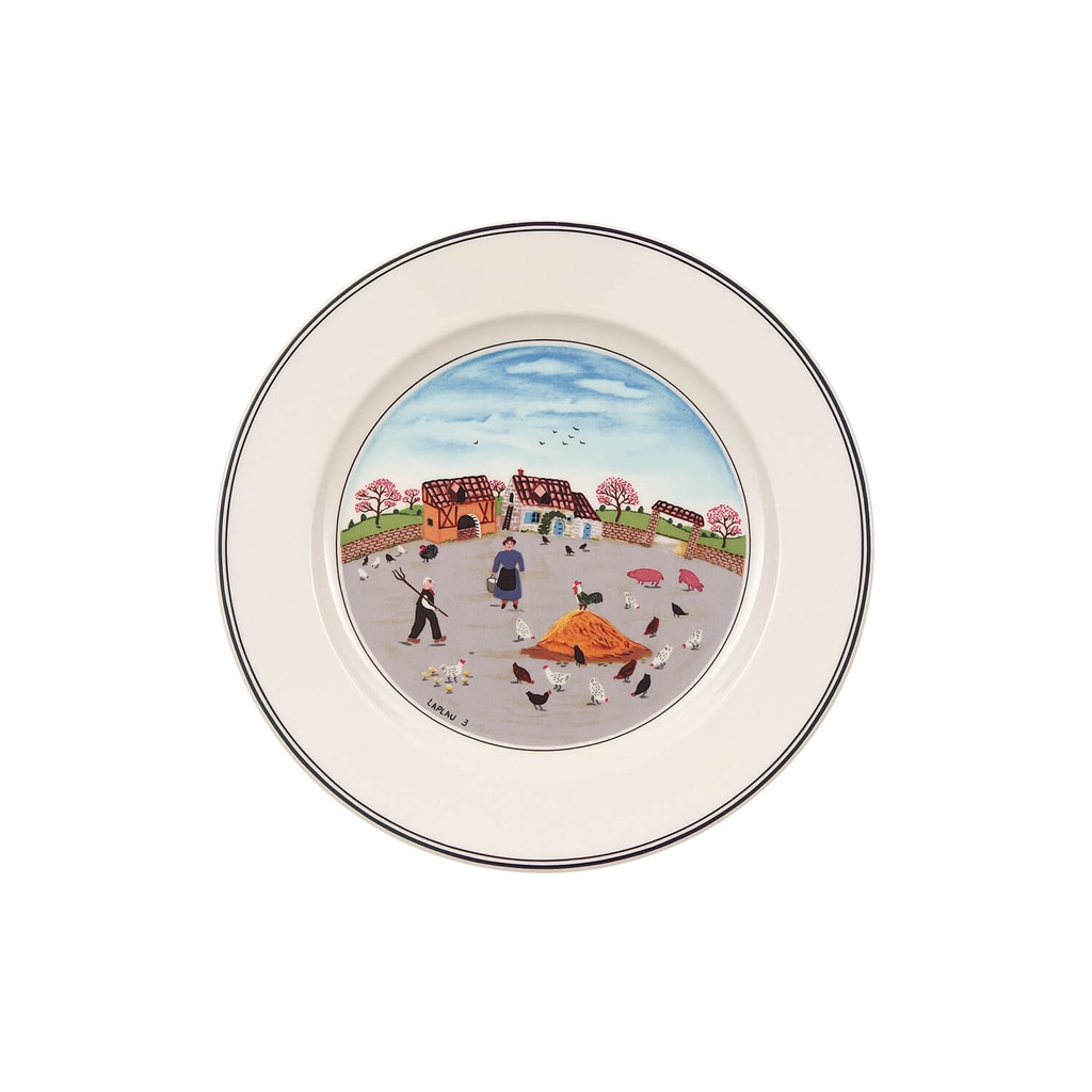 Villeroy & Boch Frühstücksteller »Frühstücksteller Hühnerhof Design Naif ø günstig online kaufen