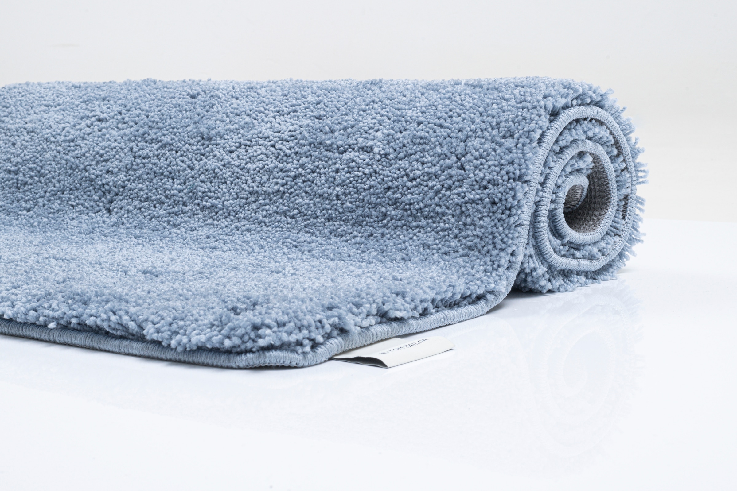 TOM TAILOR HOME Badematte »Cozy Bath UNI«, rutschhemmend beschichtet, fußbodenheizungsgeeignet, Badteppich, Uni Farben, rechteckig, rund und oval erhältlich