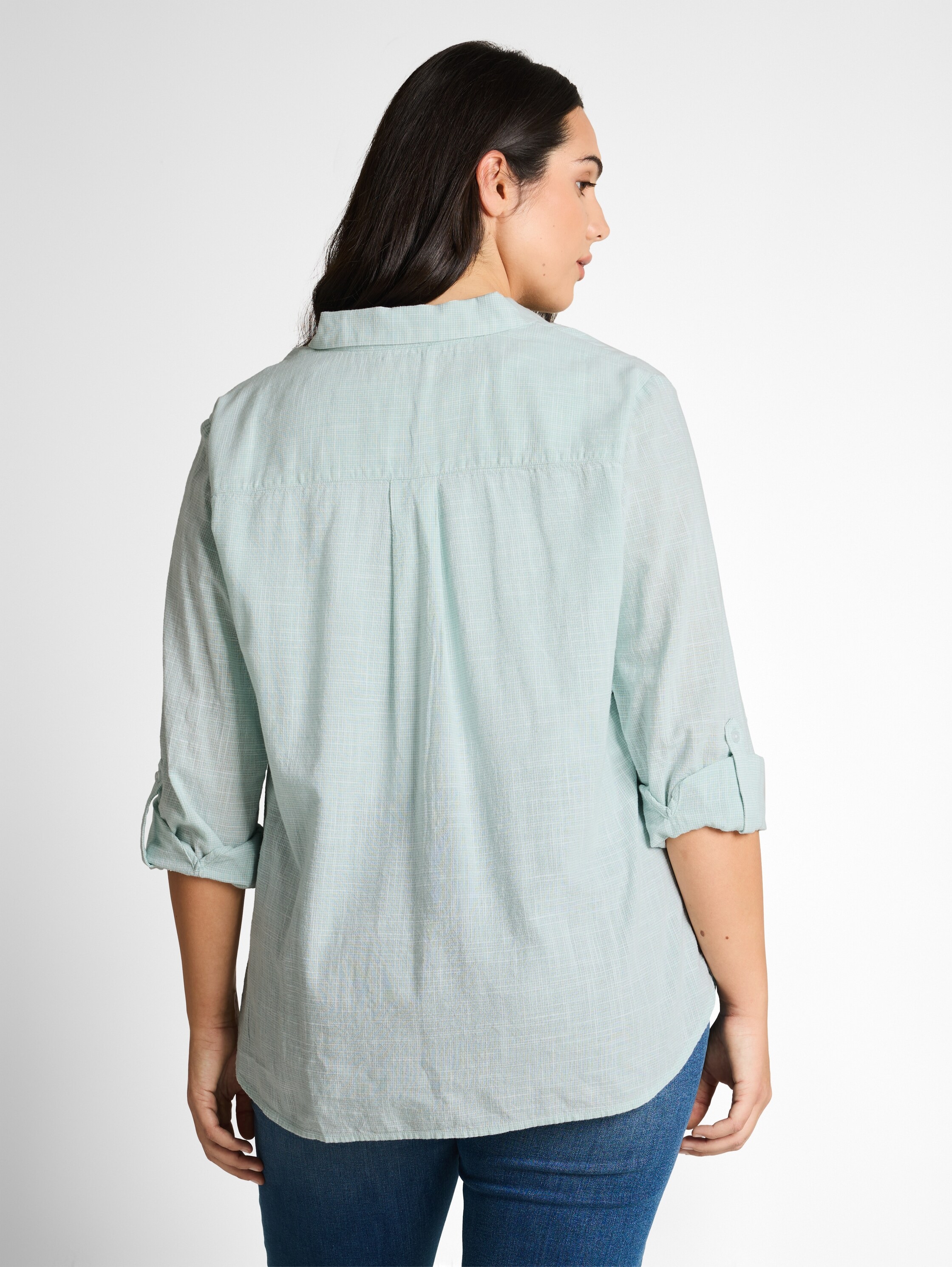 TOM TAILOR PLUS Shirtbluse »TTP Blouse« mit aufgesetzten Brusttaschen