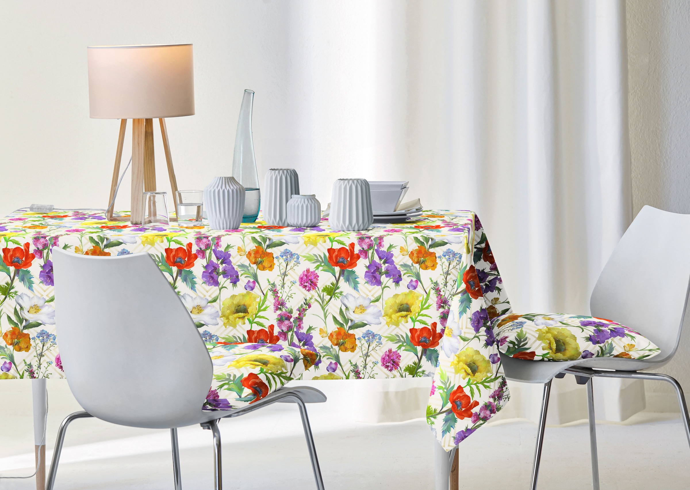 APELT Tischdecke »7001« Sommerblumen all-over