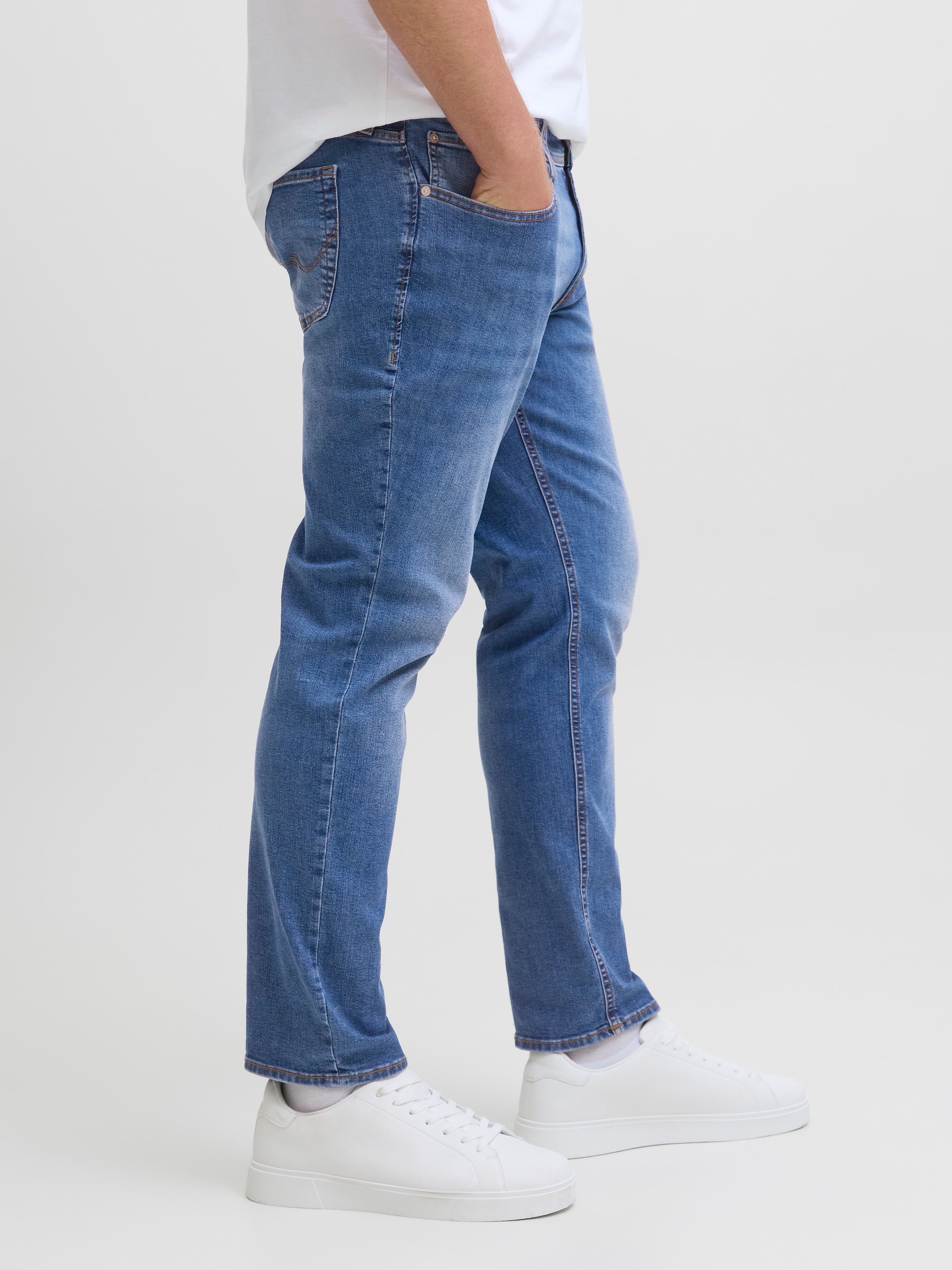 Jack & Jones PlusSize Slim-fit-Jeans »JJIGLENN JJORIGINAL MF 071 NOOS PLS«