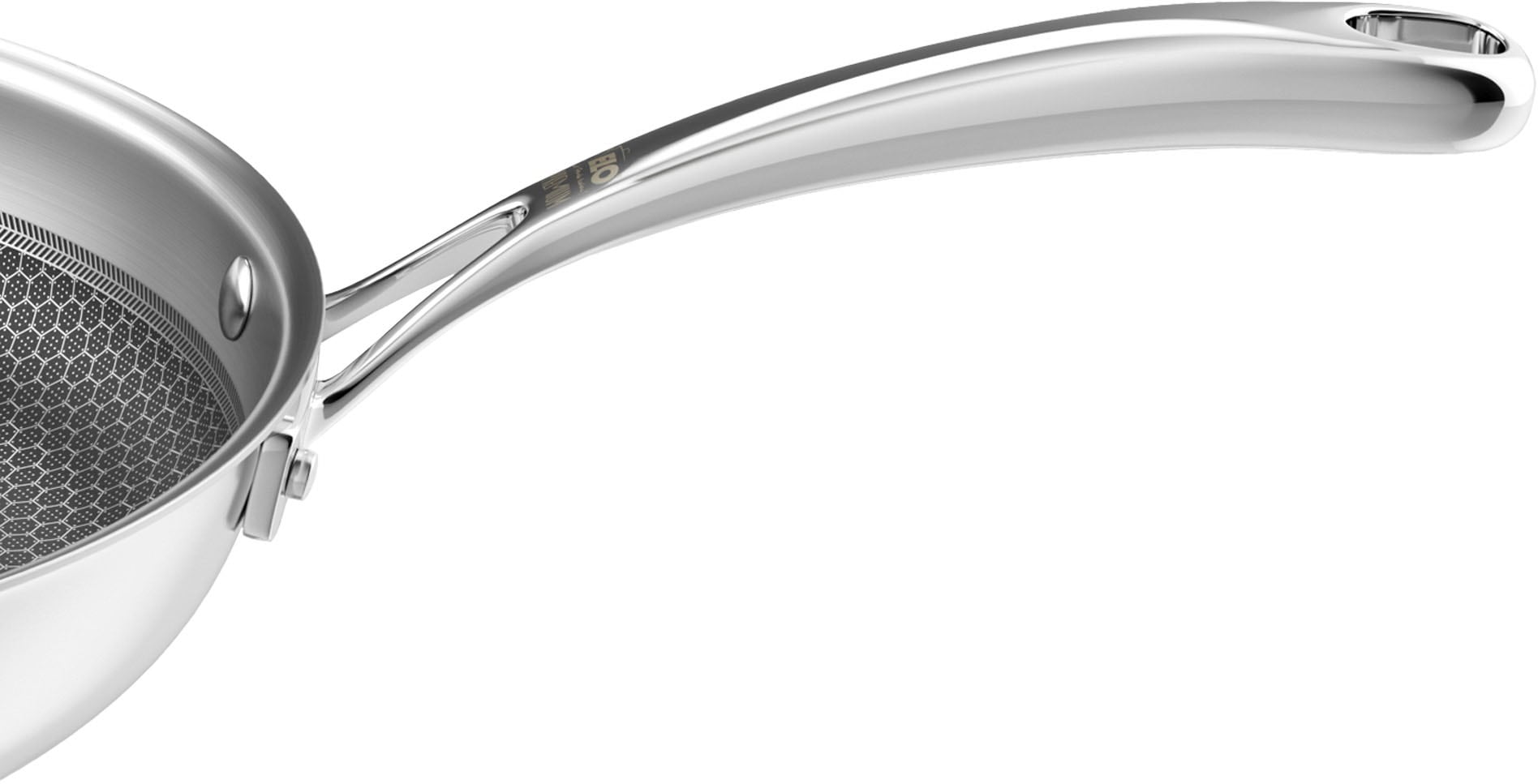 Elo Premium Bratpfanne »Relief«, Edelstahl 18/10, Induktion