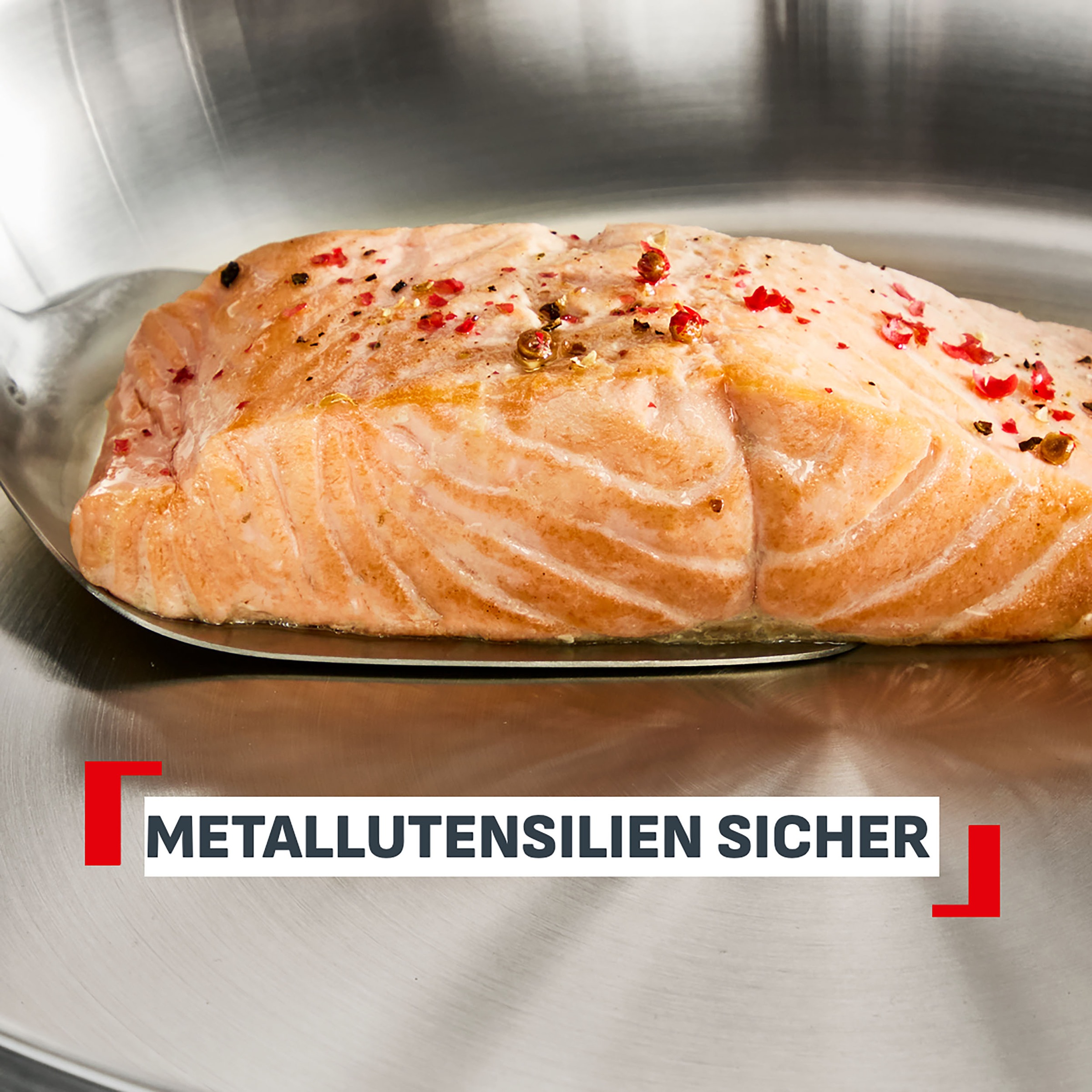 Tefal Bratpfanne »Emotion+« Edelstahl 1 tlg. Premium Edelstahl, Induktion, spülmaschinenfest, hochglanzpoliert