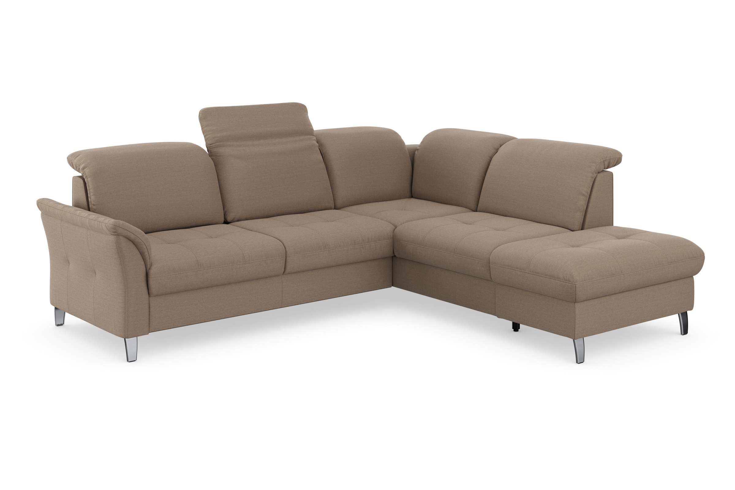 sit&more Ecksofa »Maggiore L-Form«, wahlweise mit Kopfteilverstellung, Bettfunktion und Stauraum