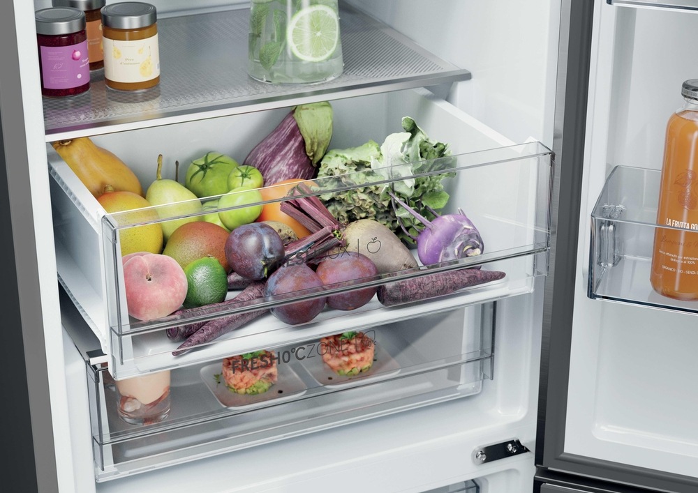 Haier Kühl-/Gefrierkombination »HDPR3620ANPD« 205 cm hoch 59,5 cm breit Energieeffizienzklasse A (Skala A bis G)