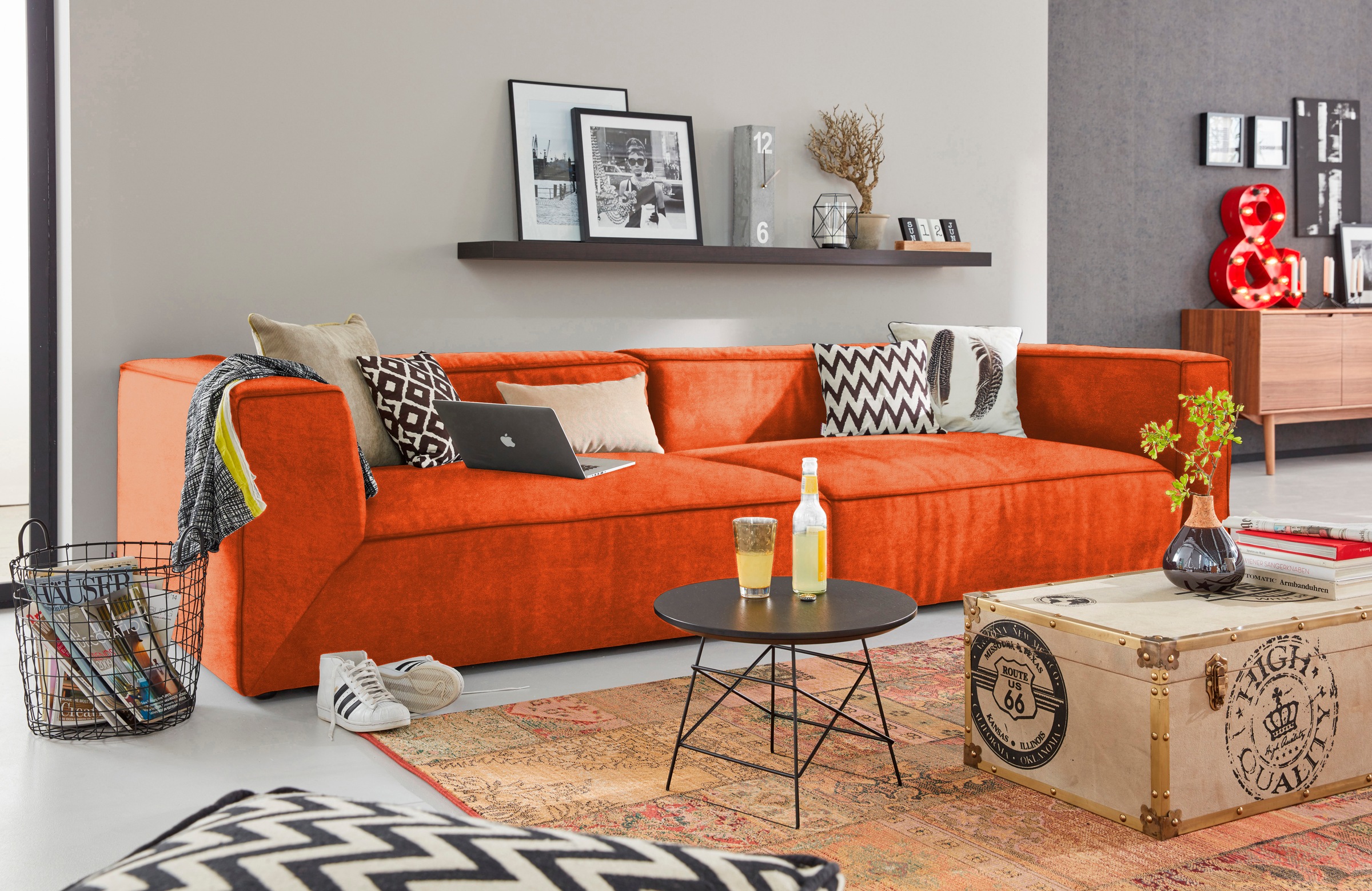 TOM TAILOR HOME Big-Sofa »BIG CUBE«, TOM TAILOR Big-Sofa >>BIG CUBE günstig online kaufen