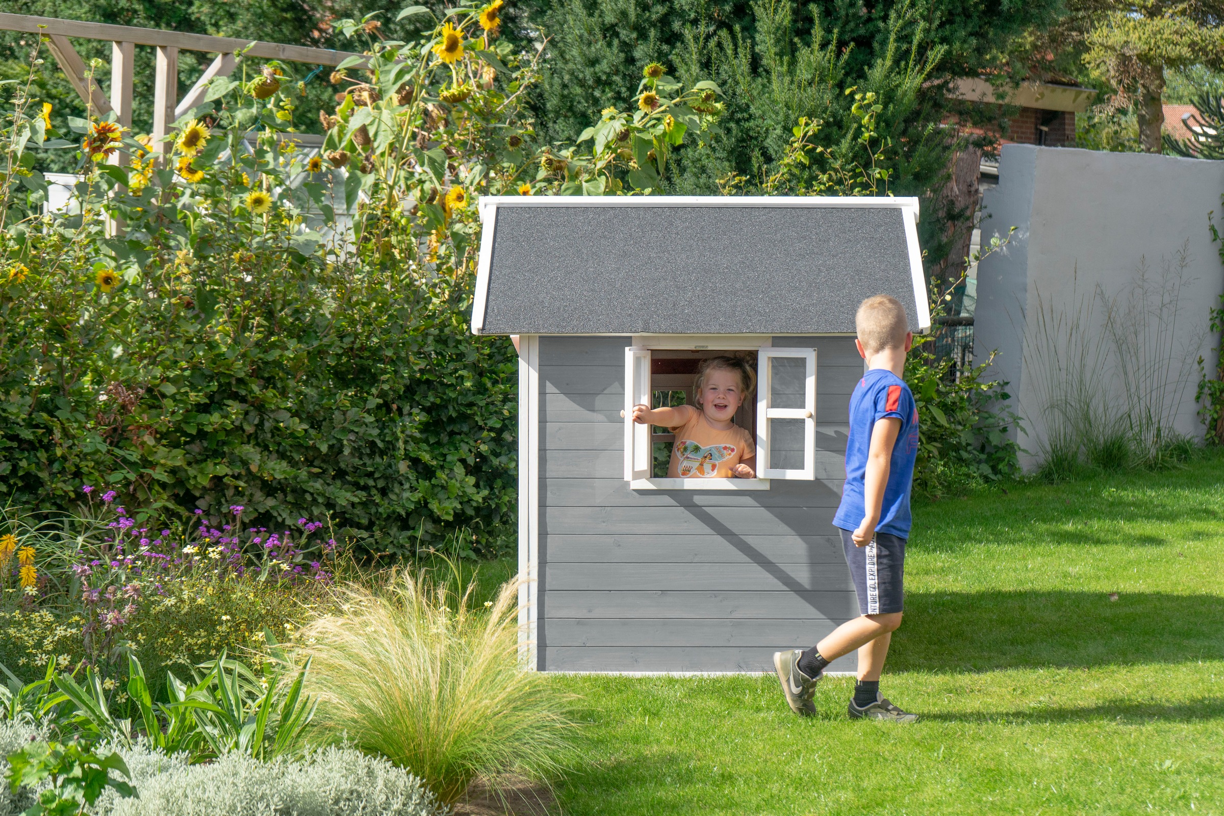 EXIT Spielhaus »Loft 100, grau«, FSC® - schützt Wald - weltweit