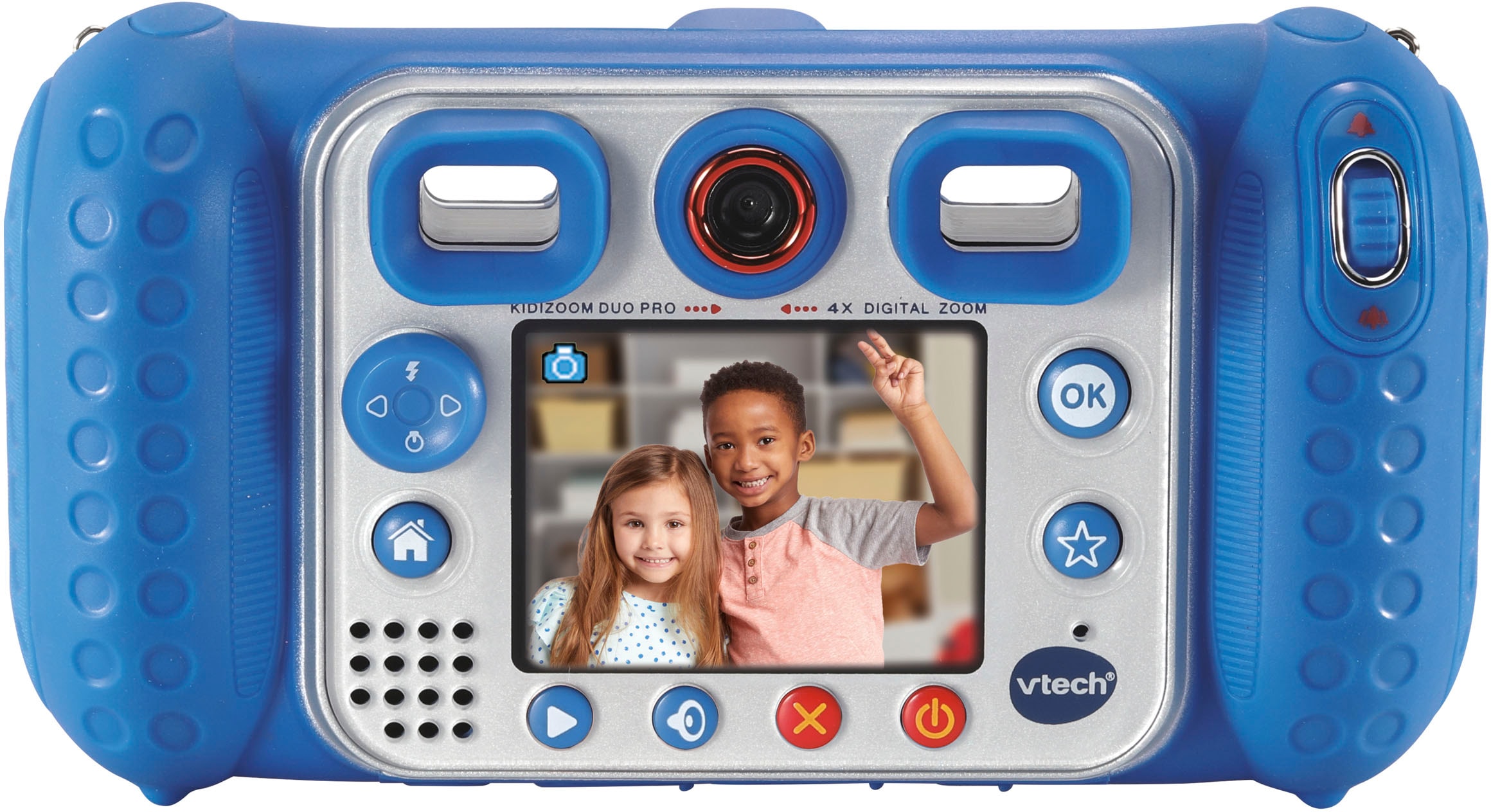 Vtech® Kinderkamera »KidiZoom Duo Pro, blau«, inklusive Tragetasche