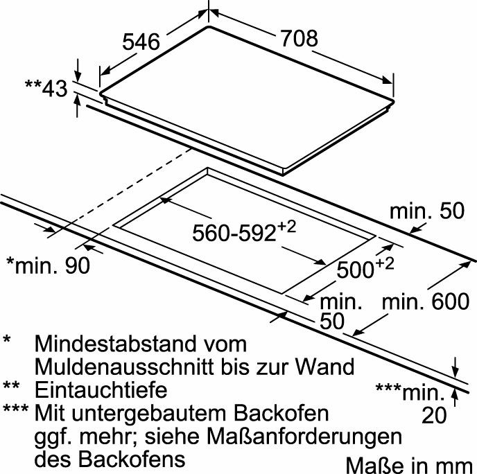 von SCHOTT mit Elektro-Kochfeld CERAN® TwistPad® Bedienung auf NEFF T17TT76N1, »T17TT76N1«, Rechnung kaufen