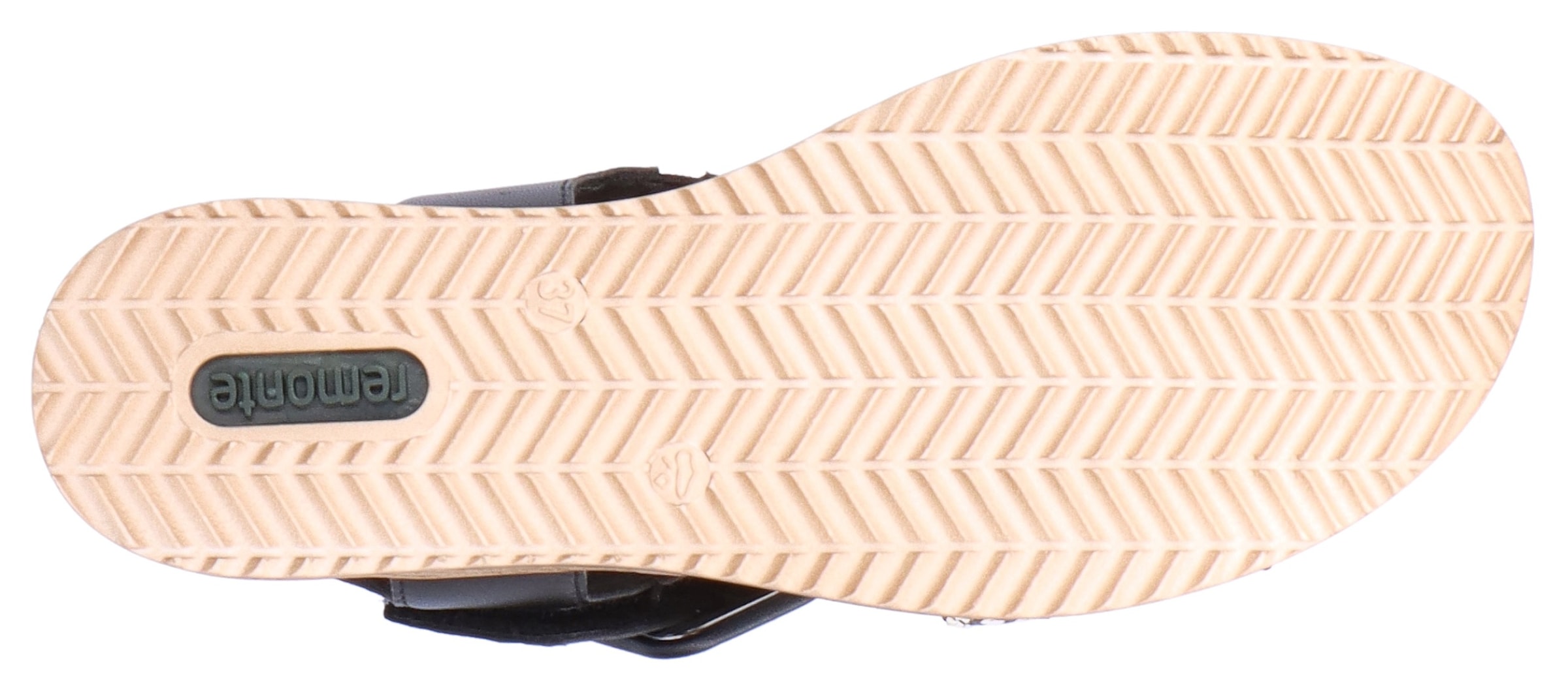 Remonte Sandalette »ELLE-Collection«  Sommerschuh, Sandale, Bequemschuh mit Klett unter der Zierschnalle