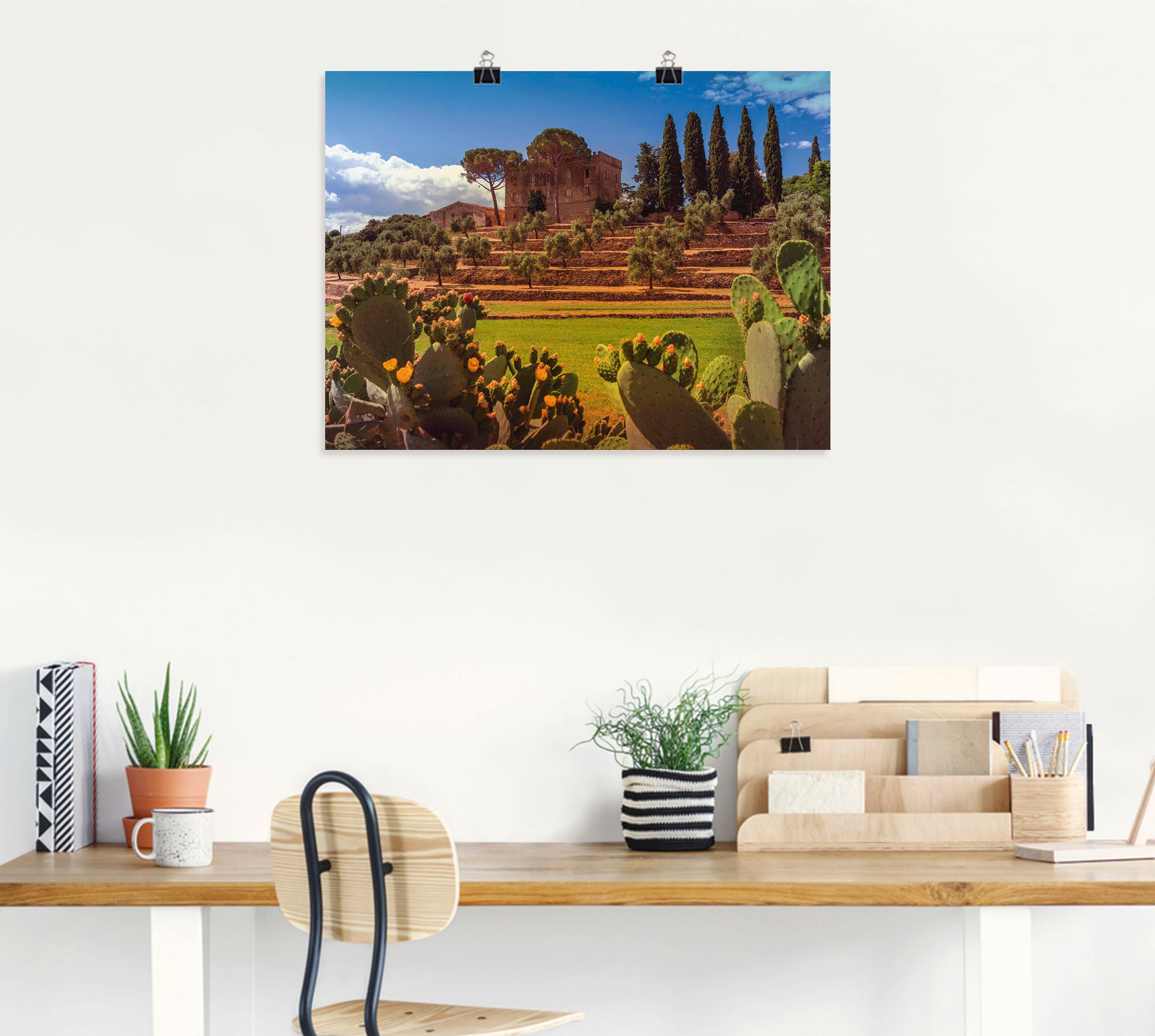 Artland Wandbild »Toskana I«, Europa, (1 St.), als Leinwandbild, Poster in verschied. Größen
