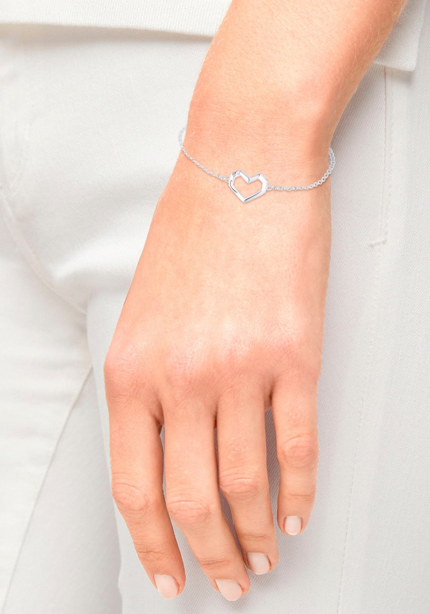 s.Oliver Armband »Herz, 2036862«, mit Zirkonia (synth.)