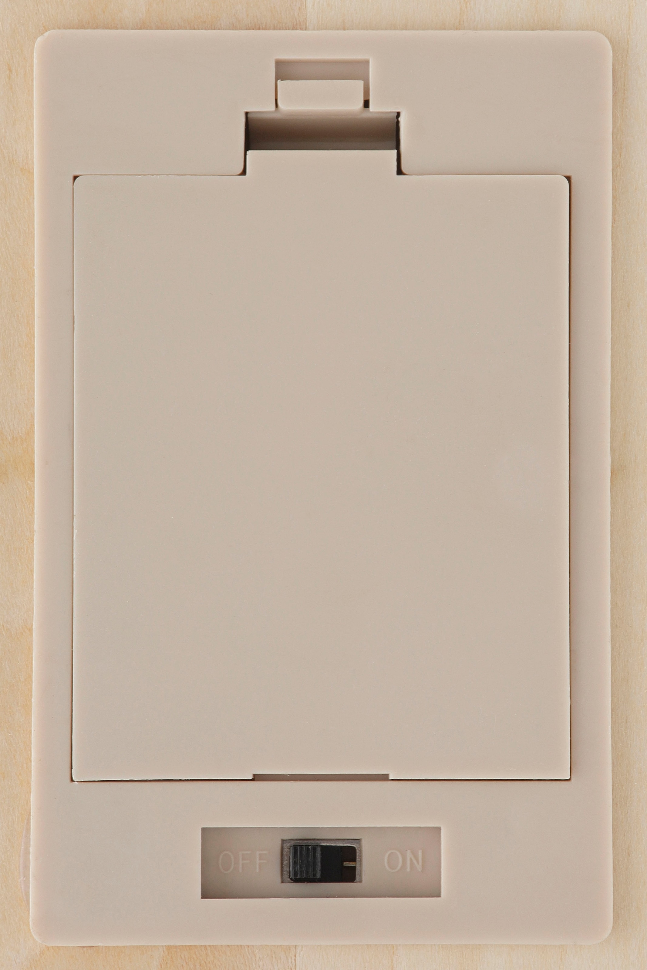 OTTO home Dekobaum »Weihnachtsdeko, Schneelandschaft, mit LED Beleuchtung« mit Hütte und Skifahrern, Höhe ca. 48 cm