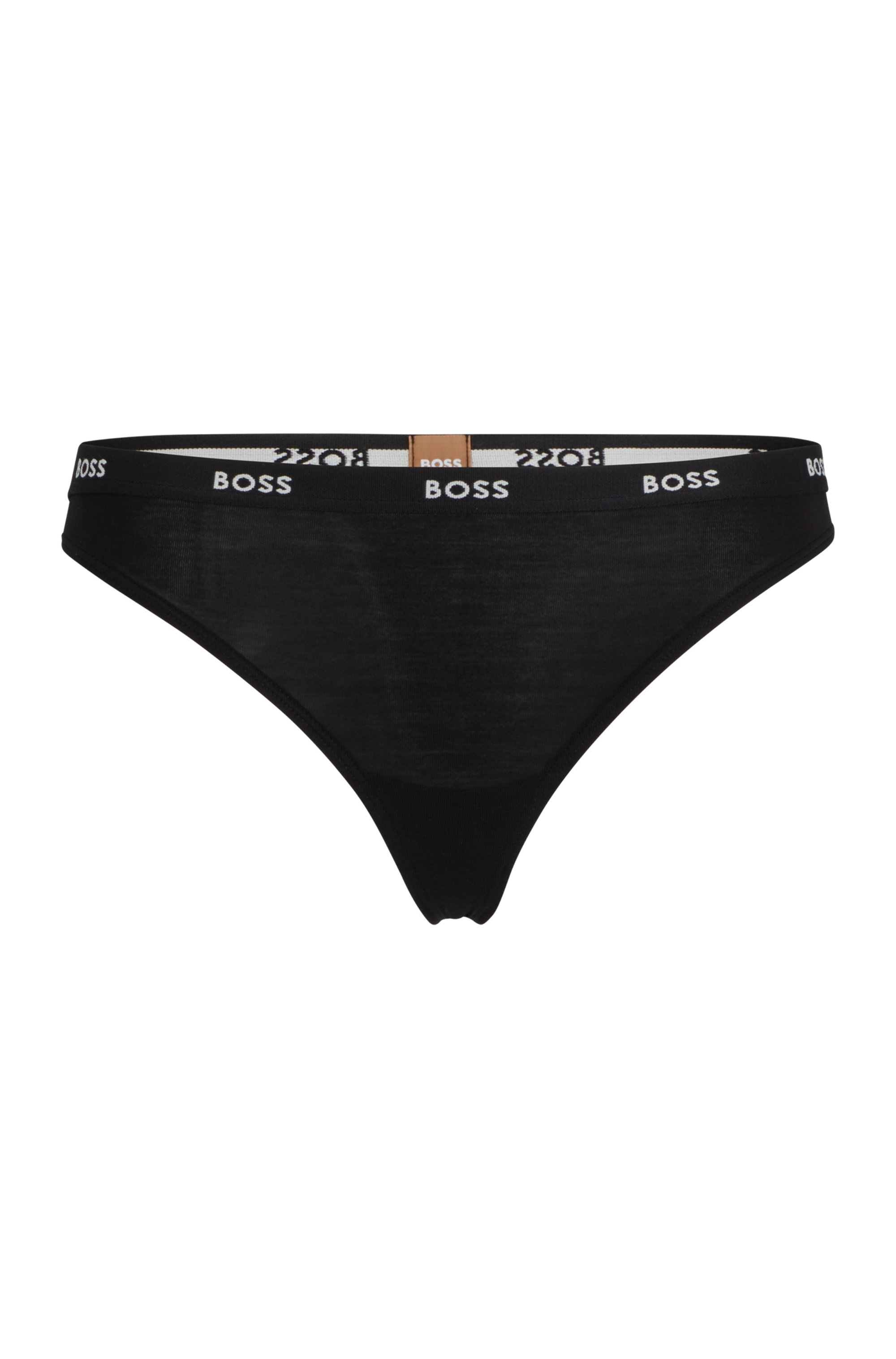 BOSS String »THONG CI«, mit BOSS Logoschriftzug auf dem Bund