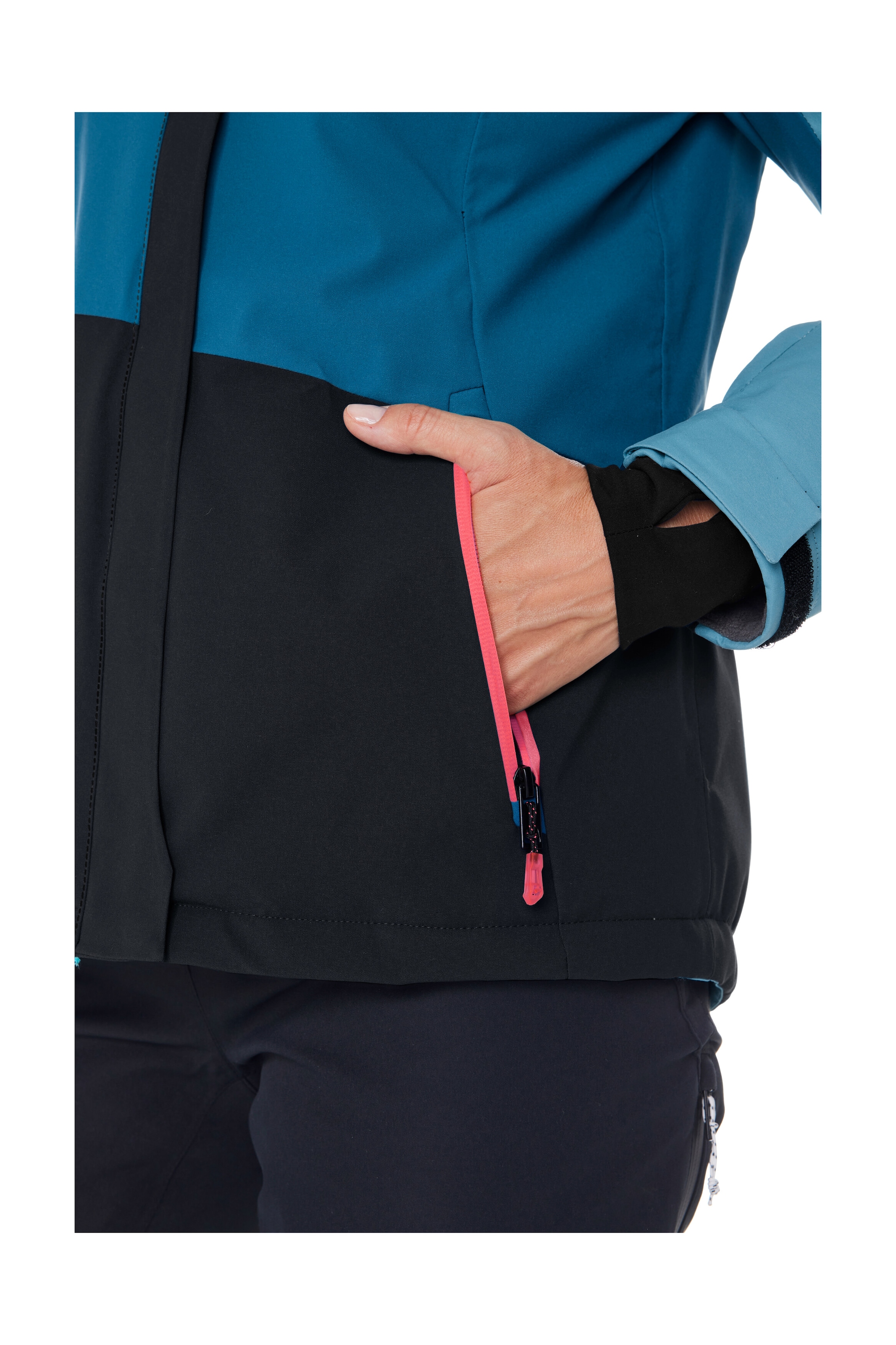 Killtec Skijacke »KSW 67 WMN SKI JCKT« Damen Skijacke: wasserdicht, atmungsaktiv, abnehmbare Kapuze