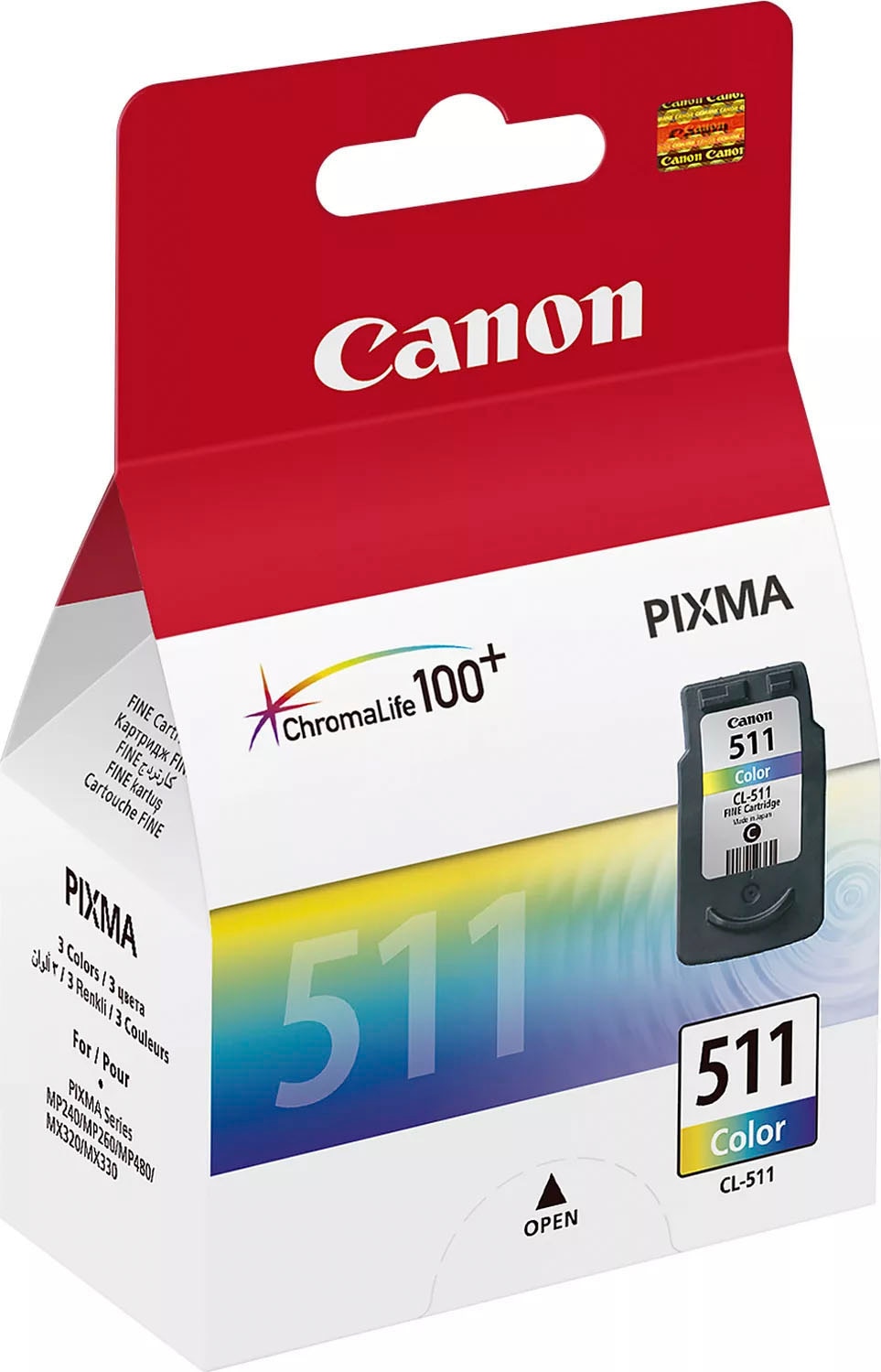 Canon Tintenpatrone »CL-511«, original Druckerpatrone 511 cyan/magenta/gelb